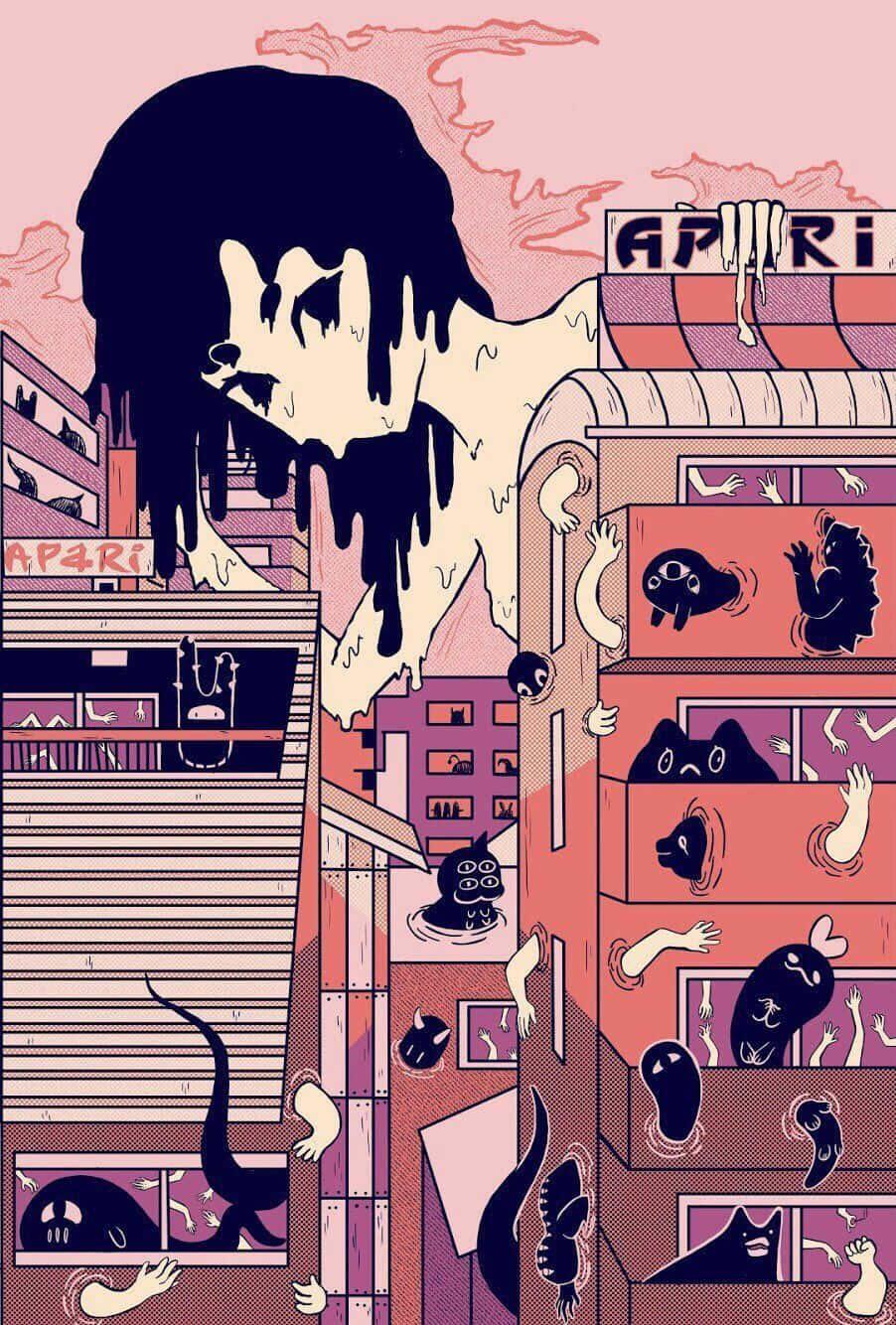 • “Enjoy the beauty of anime aesthetics” — 902x1334 wallpaper