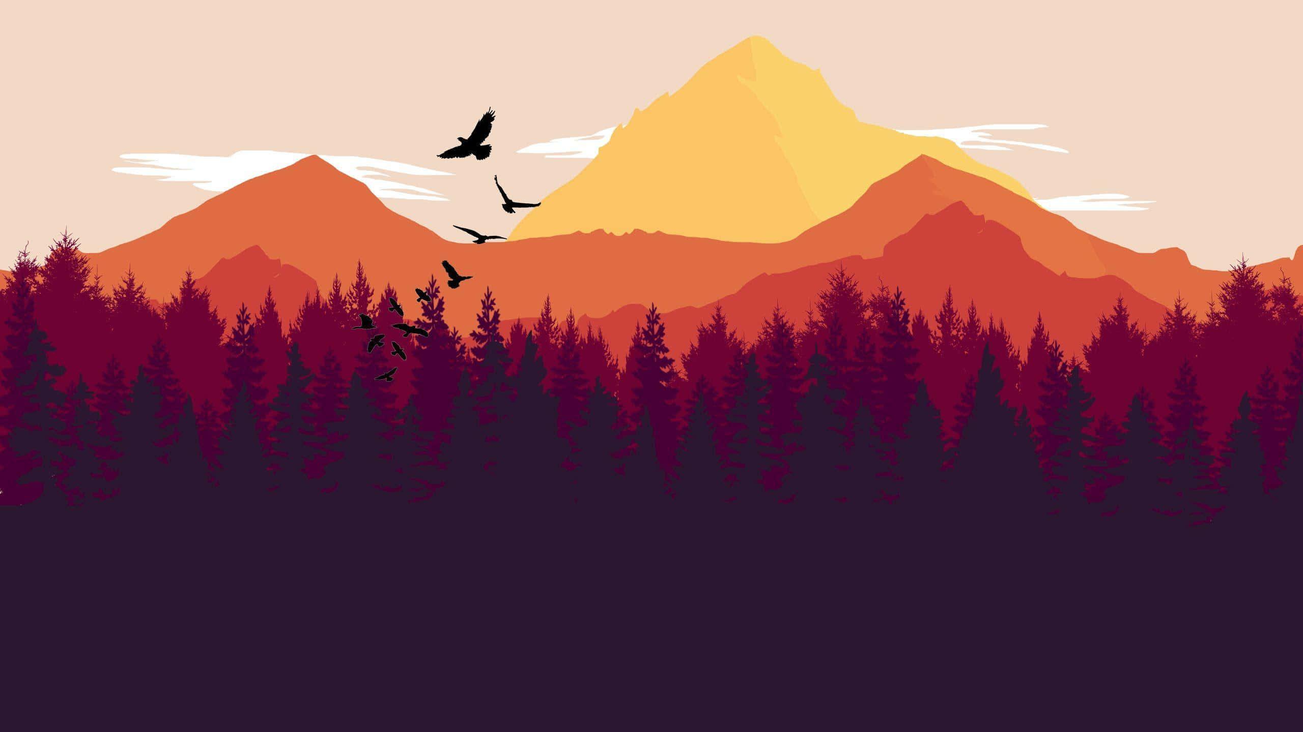 Enjoy the beauty of nature with this 1440P image of a forest — 2560x1440 wallpaper