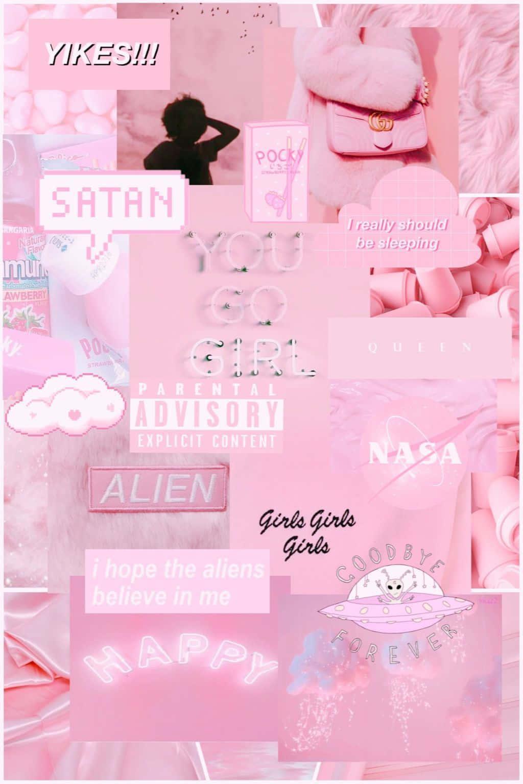 Enjoy the beauty of the Pink Cool Aesthetic! — 1024x1536 wallpaper