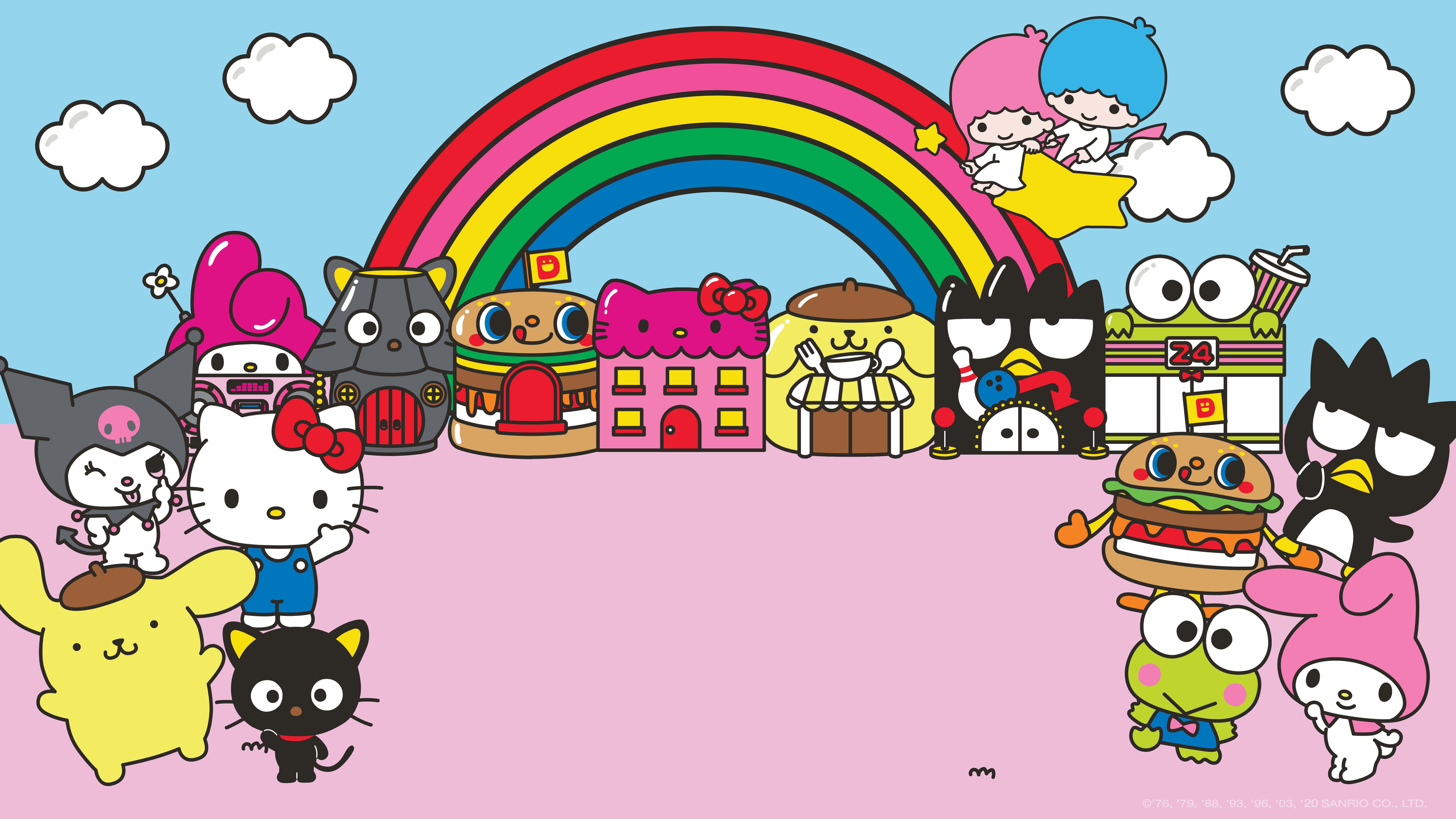Enjoy the company of enthusiastic Kuromi background
