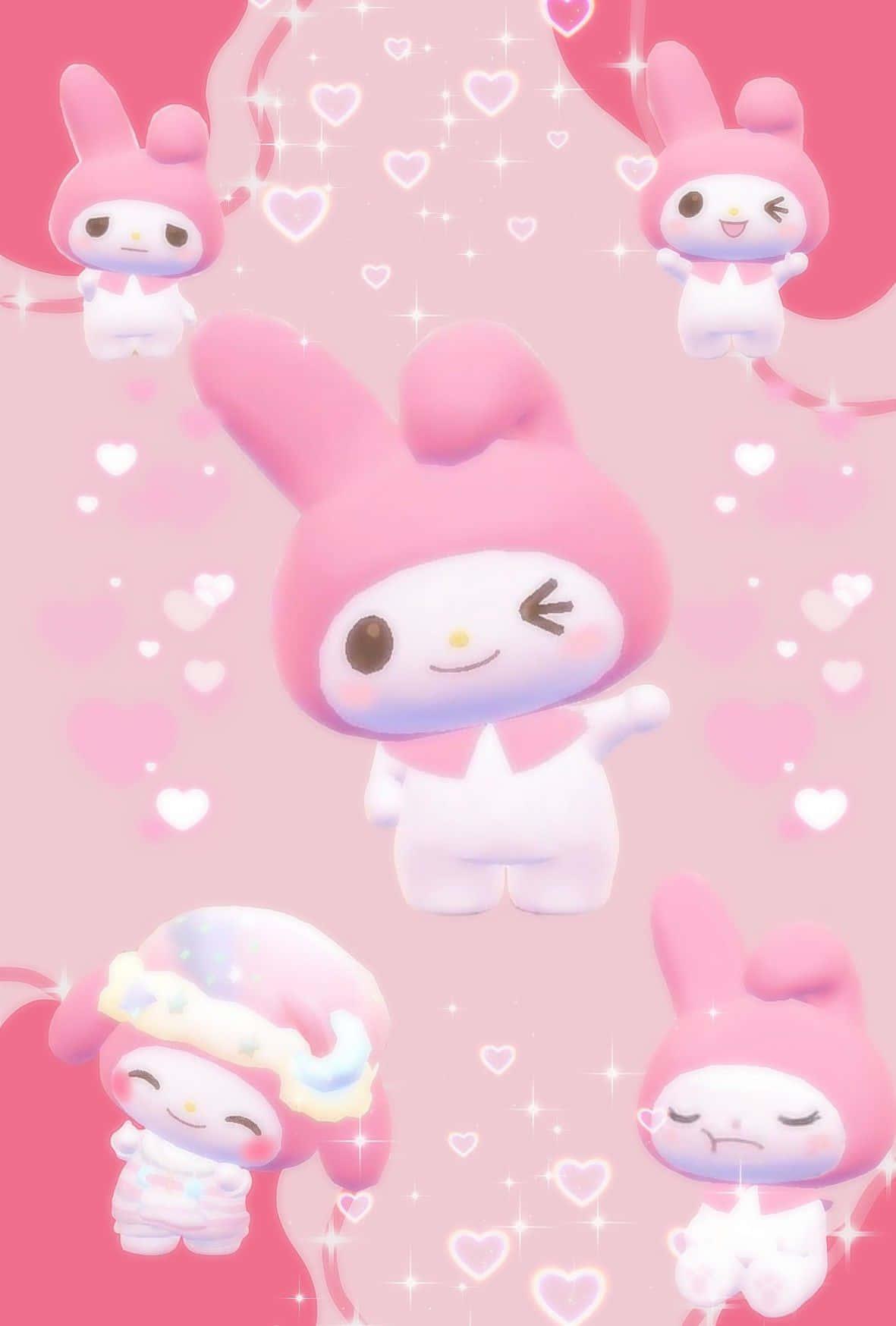 Enjoy the cute and cheeky demeanor of My Melody — 1181x1748 wallpaper