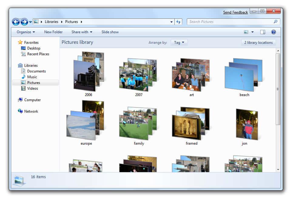 Enjoy the power of Windows 7 — 966x669 wallpaper