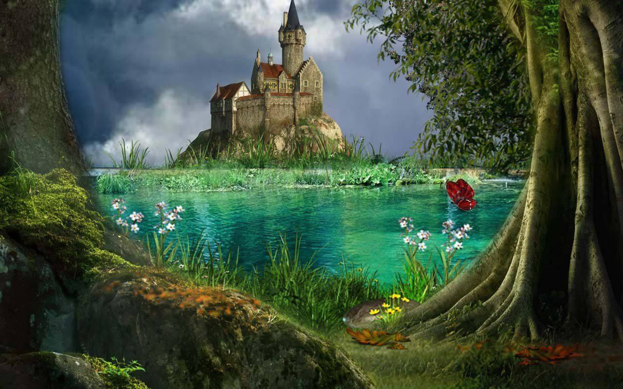 Enjoy the View of a Splendid Castle — 1280x800 wallpaper