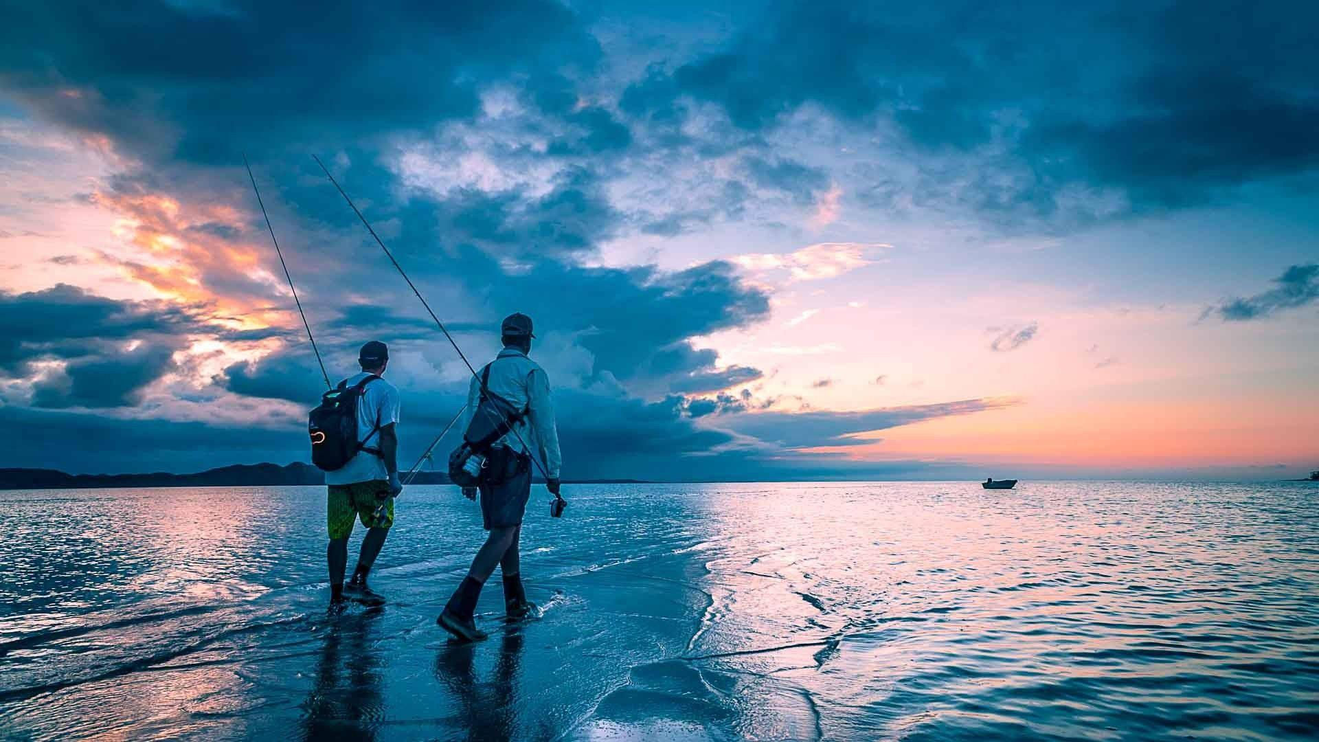 Enjoying a Day of Fishing — 1920x1080 wallpaper