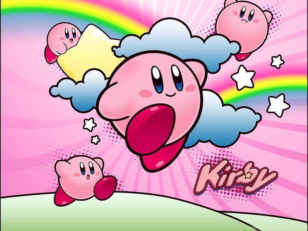 Enjoying adventure with Kirby! — 1024x768 wallpaper