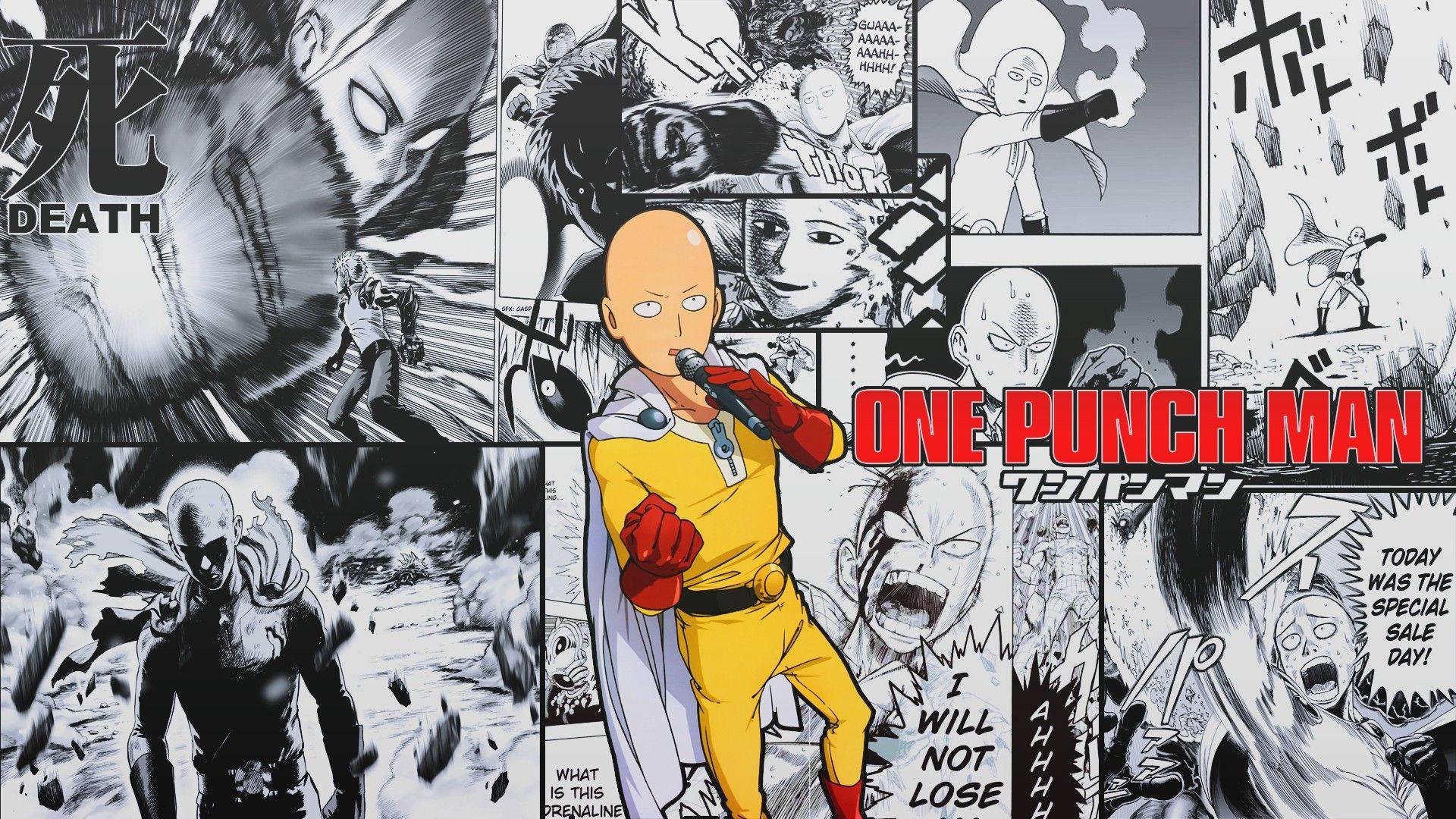 Enter the world of epic battles with One Punch Man — 1920x1080 wallpaper