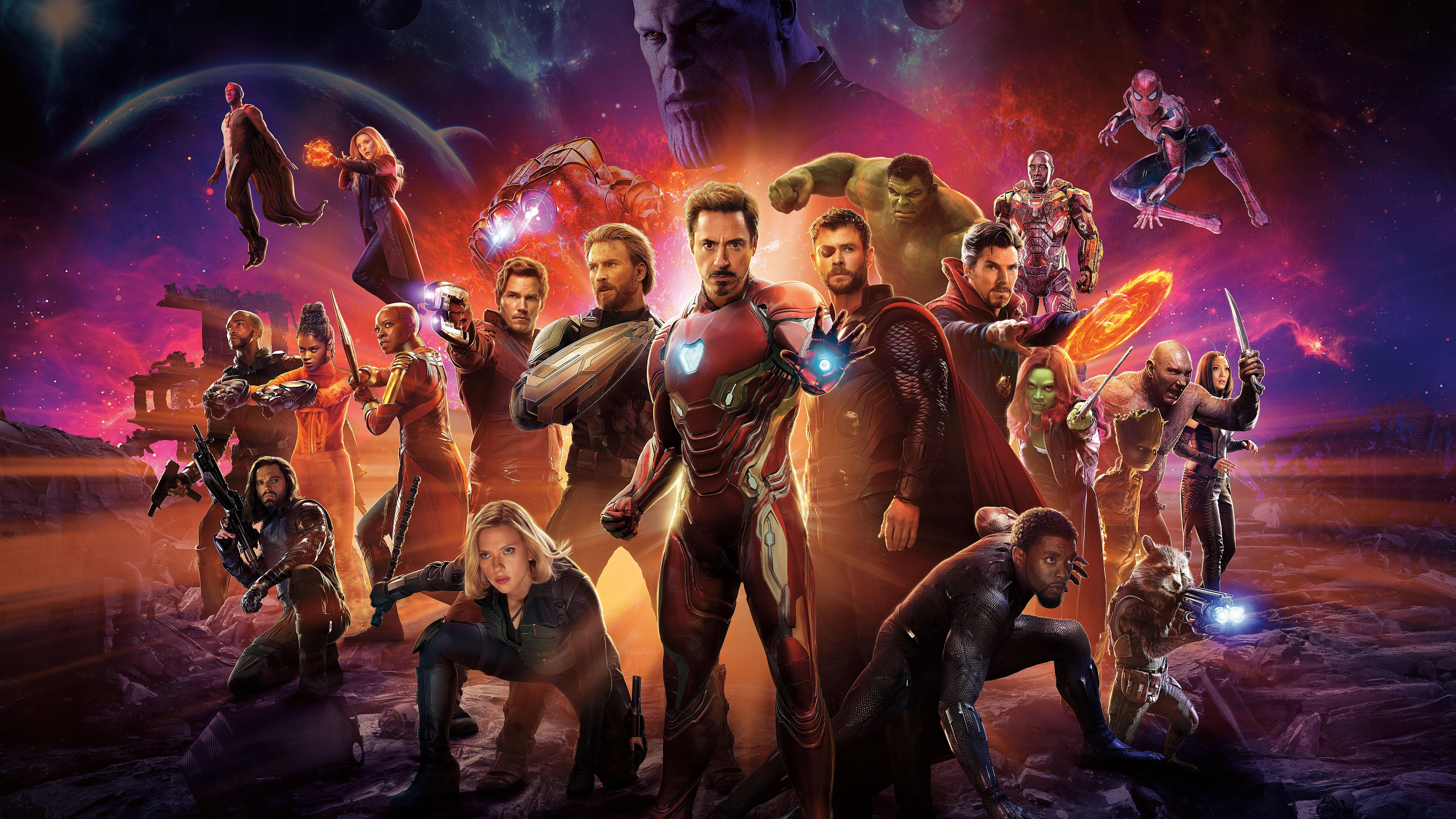 Epic Moment from Avengers in 4K — 7680x4320 wallpaper
