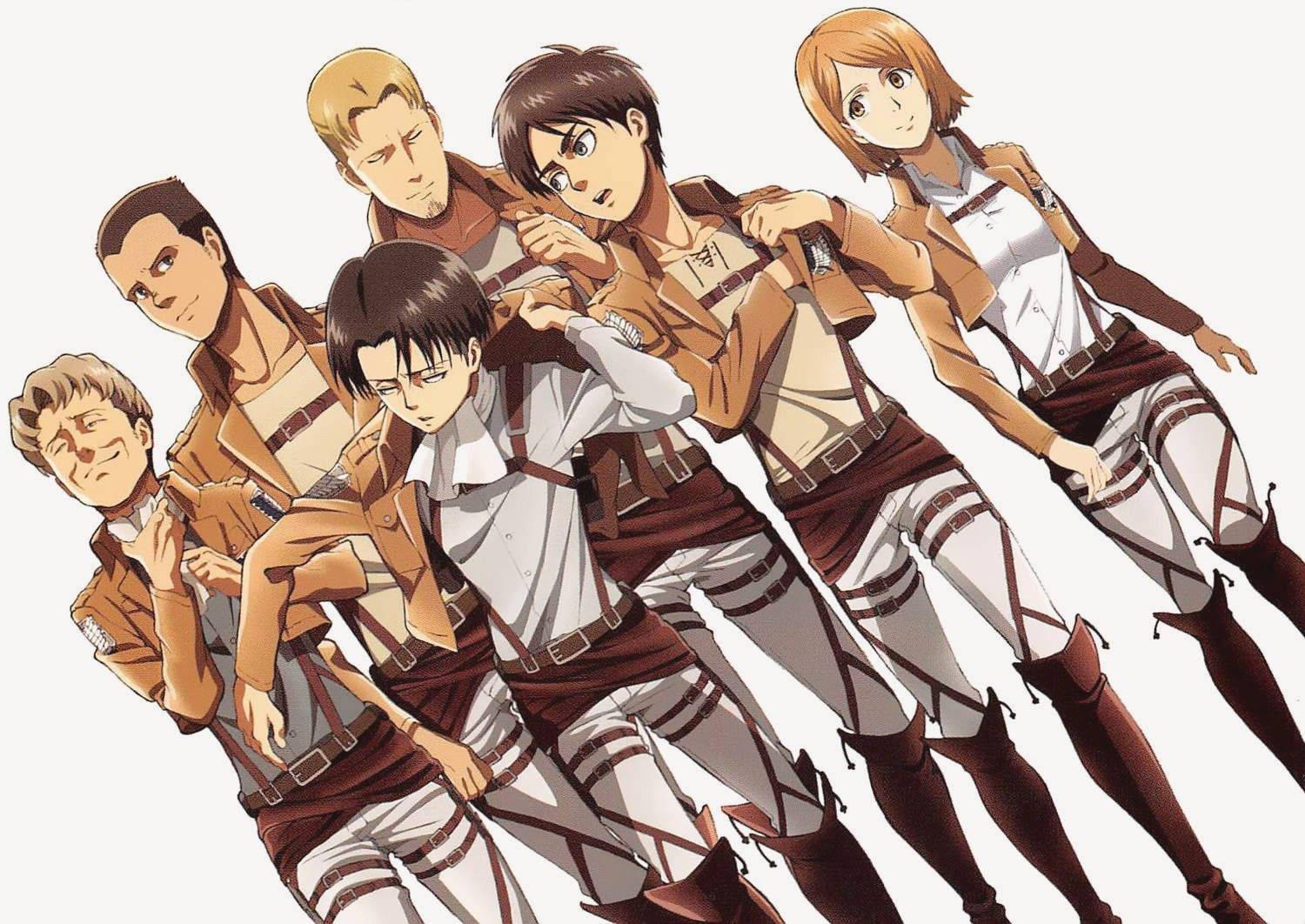 Eren and the Special Operations Squad — 1500x1062 wallpaper
