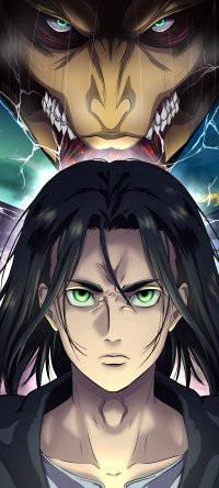 Eren yeager 4k anime handy