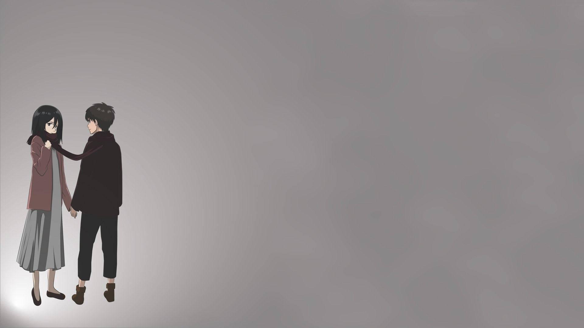 Eren Yeager Mikasa Scarf — 1920x1080 wallpaper