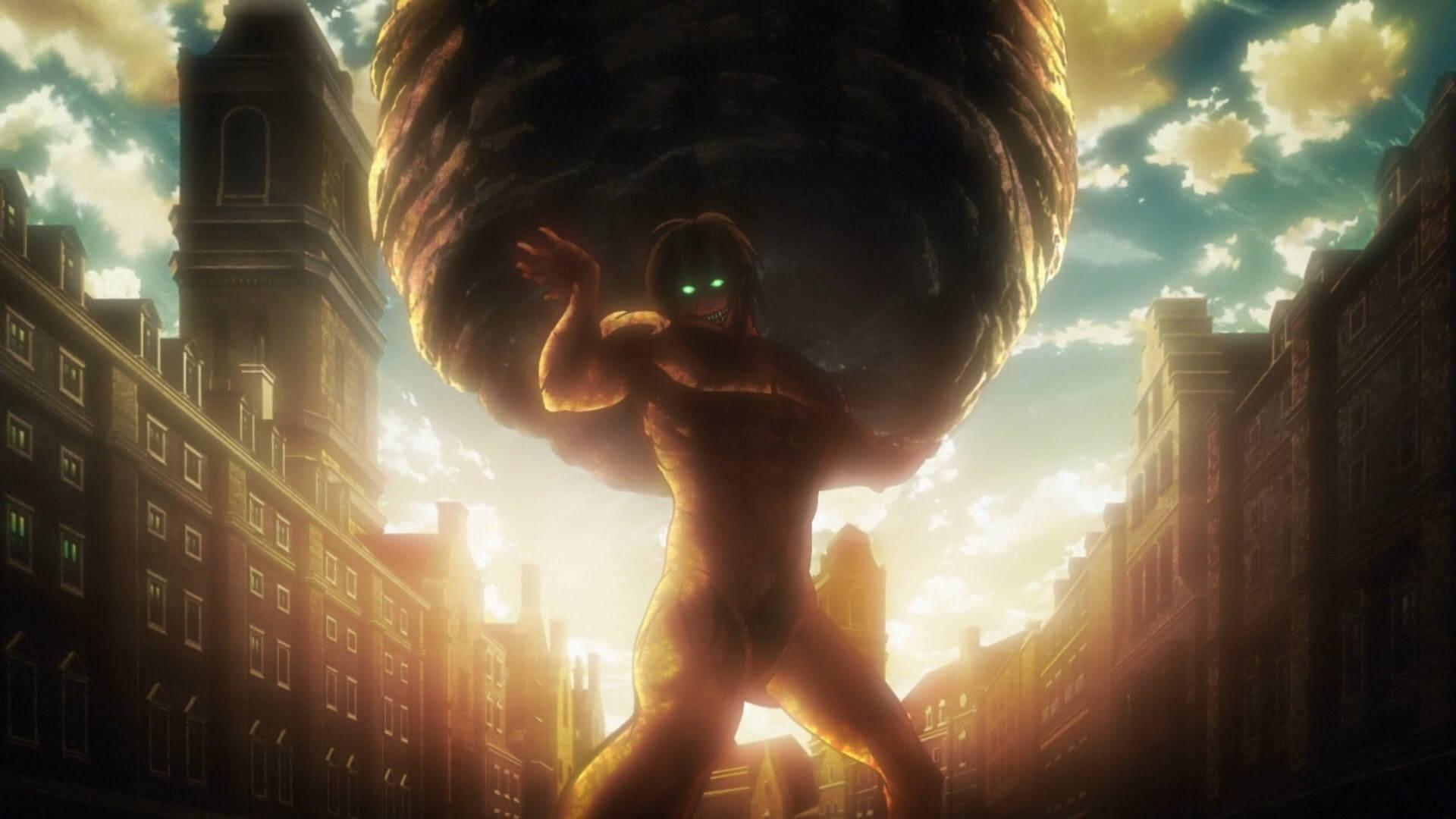 Eren Yeager Saving The Wall — 1920x1080 wallpaper