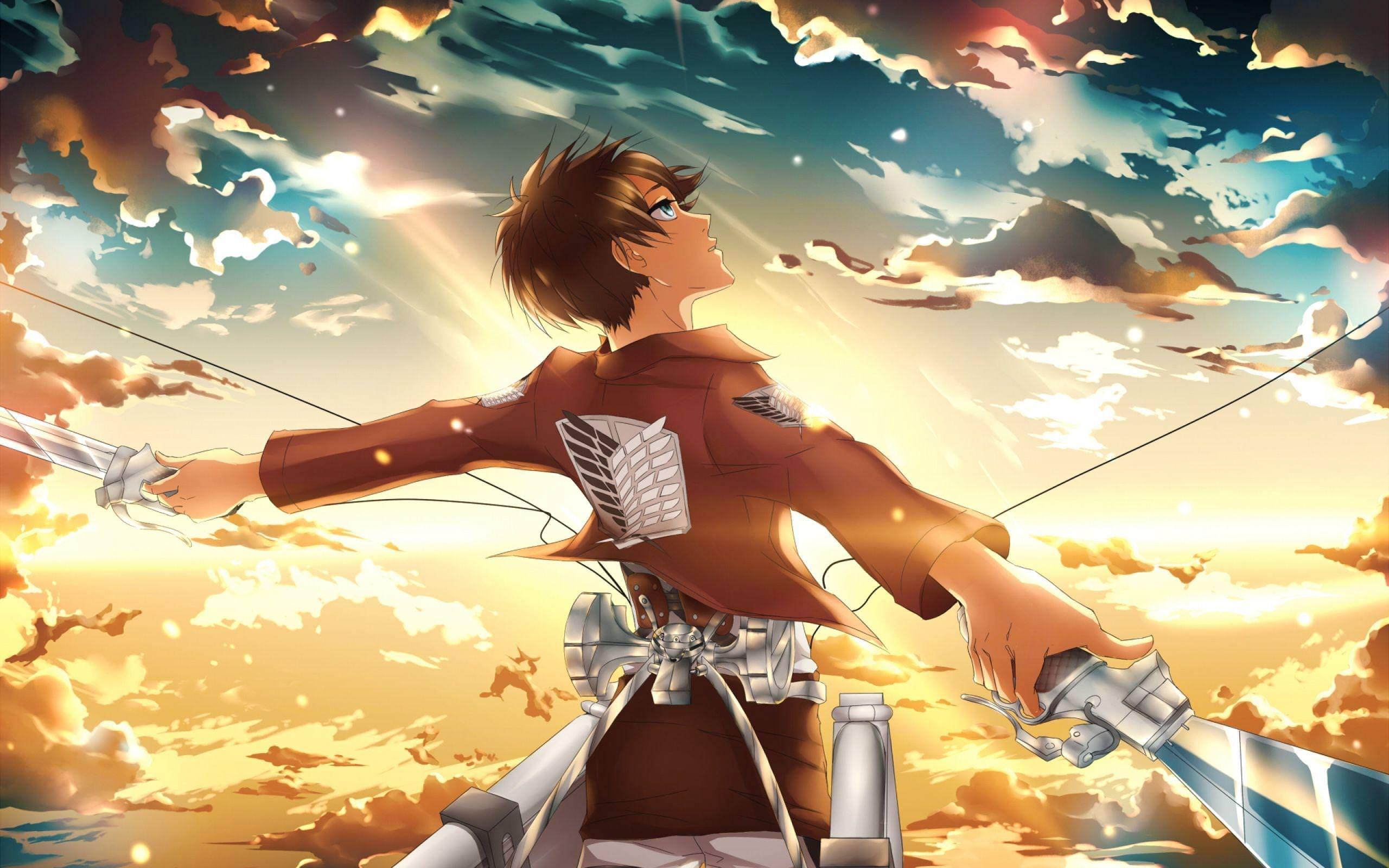 Eren Yeager Sunlight — 2560x1600 wallpaper
