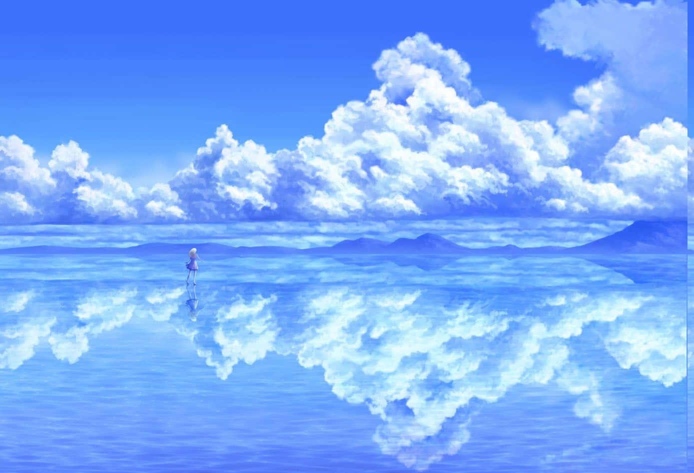 Escape the Mundane in an Anime Scenery — 1389x946 wallpaper