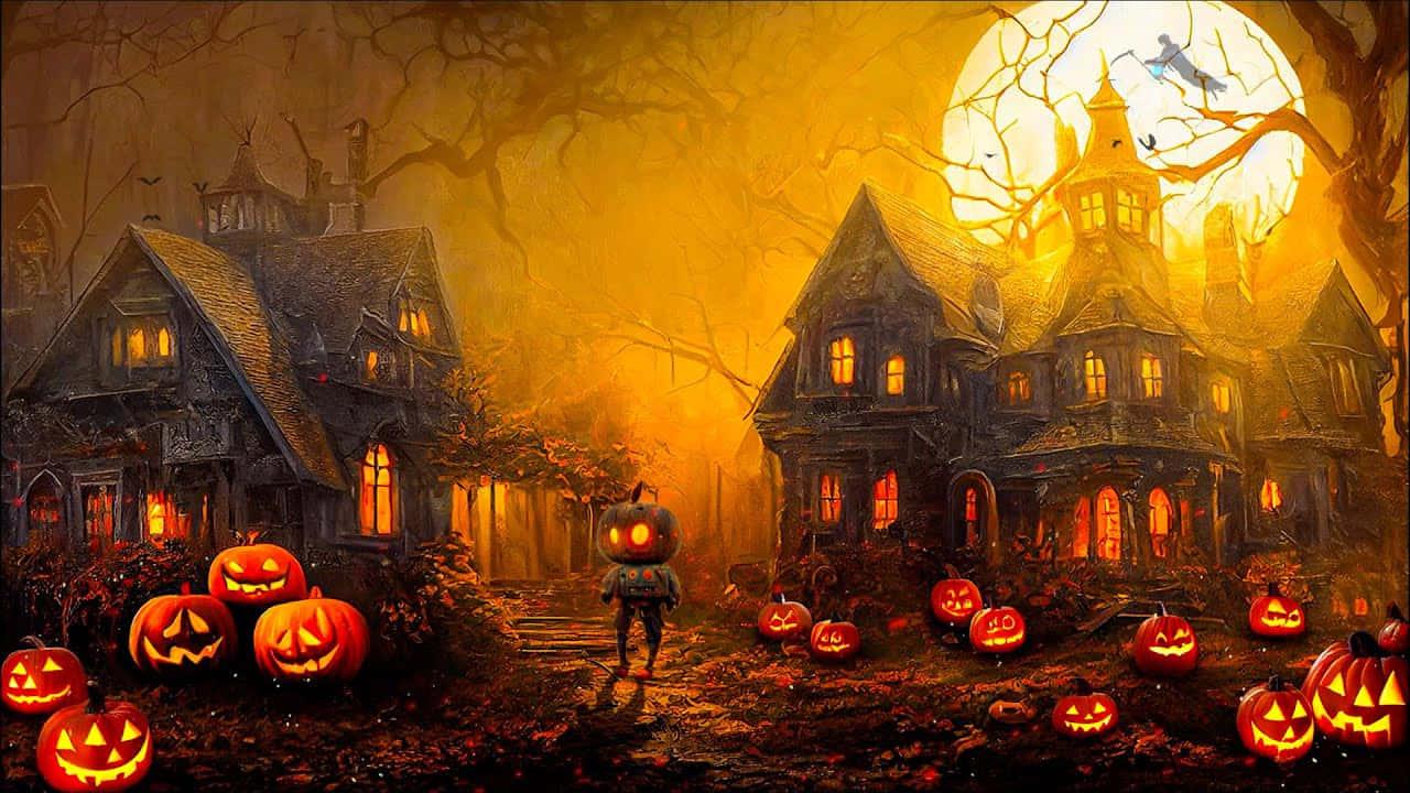 Evil Pumpkins Halloween Pictures — 1280x720 wallpaper