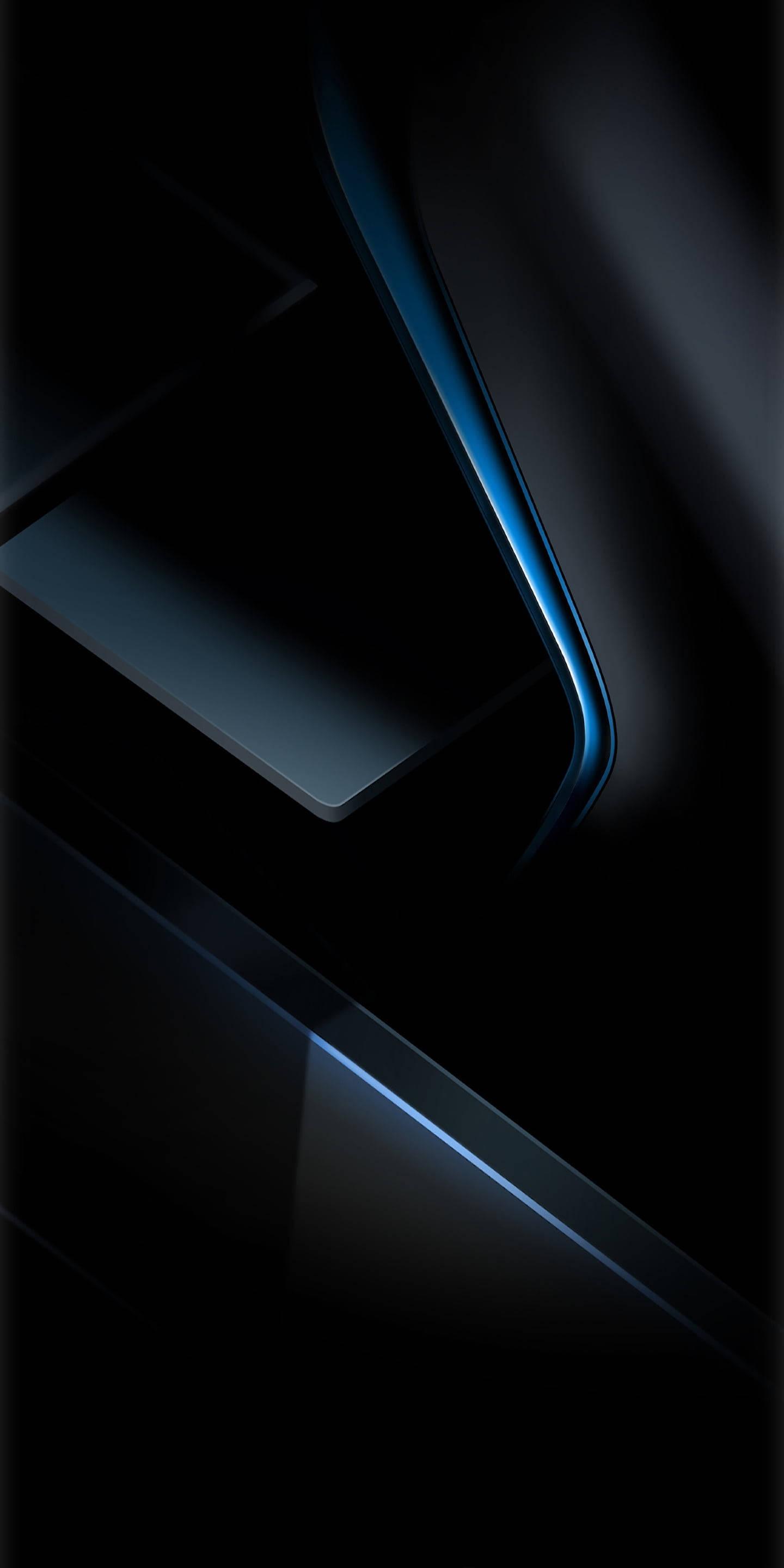 Exceptional Geometric Design in Blue and Black on Samsung Full HD — 1440x2880 wallpaper