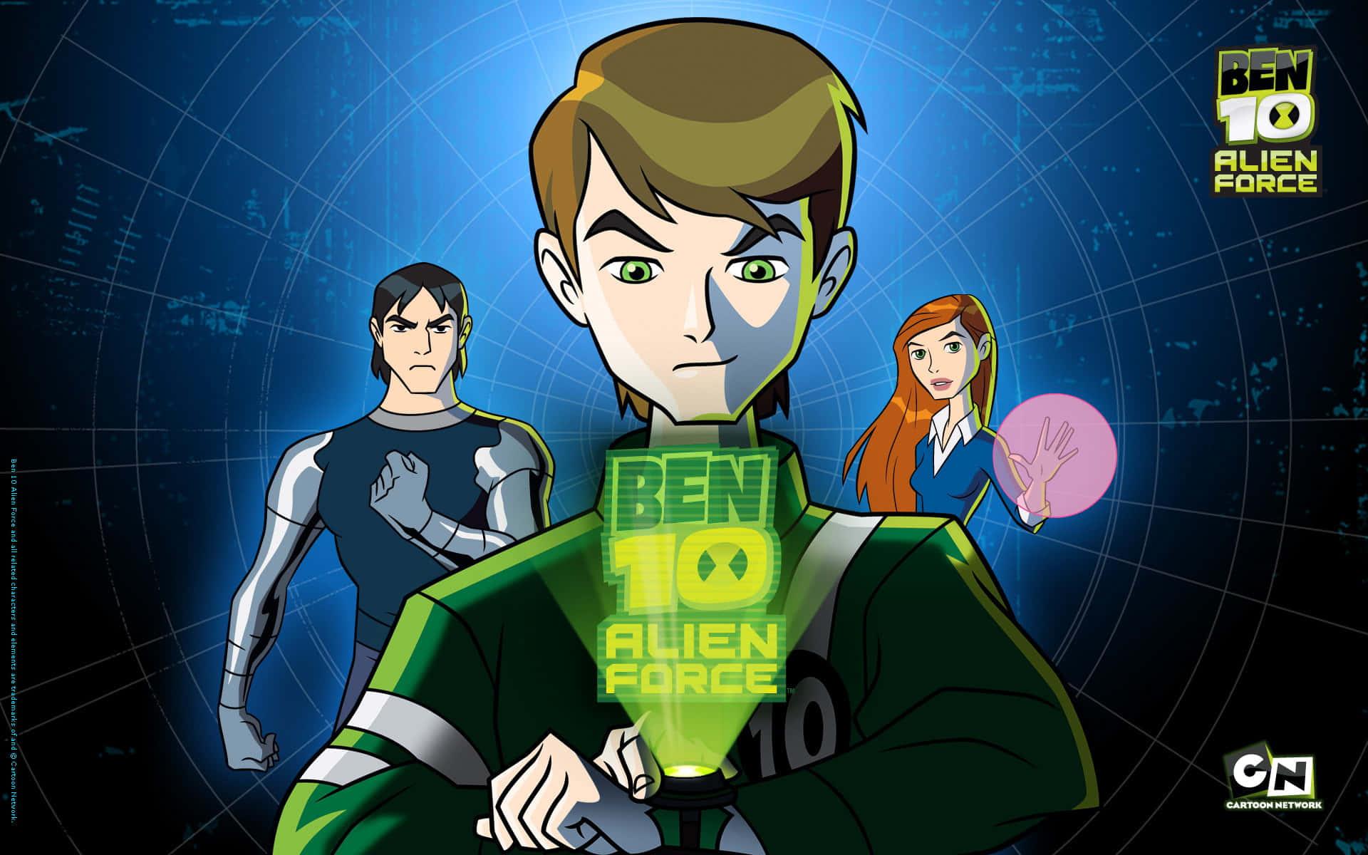 Exciting Adventure with Ben 10 and His Aliens — 1920x1200 wallpaper