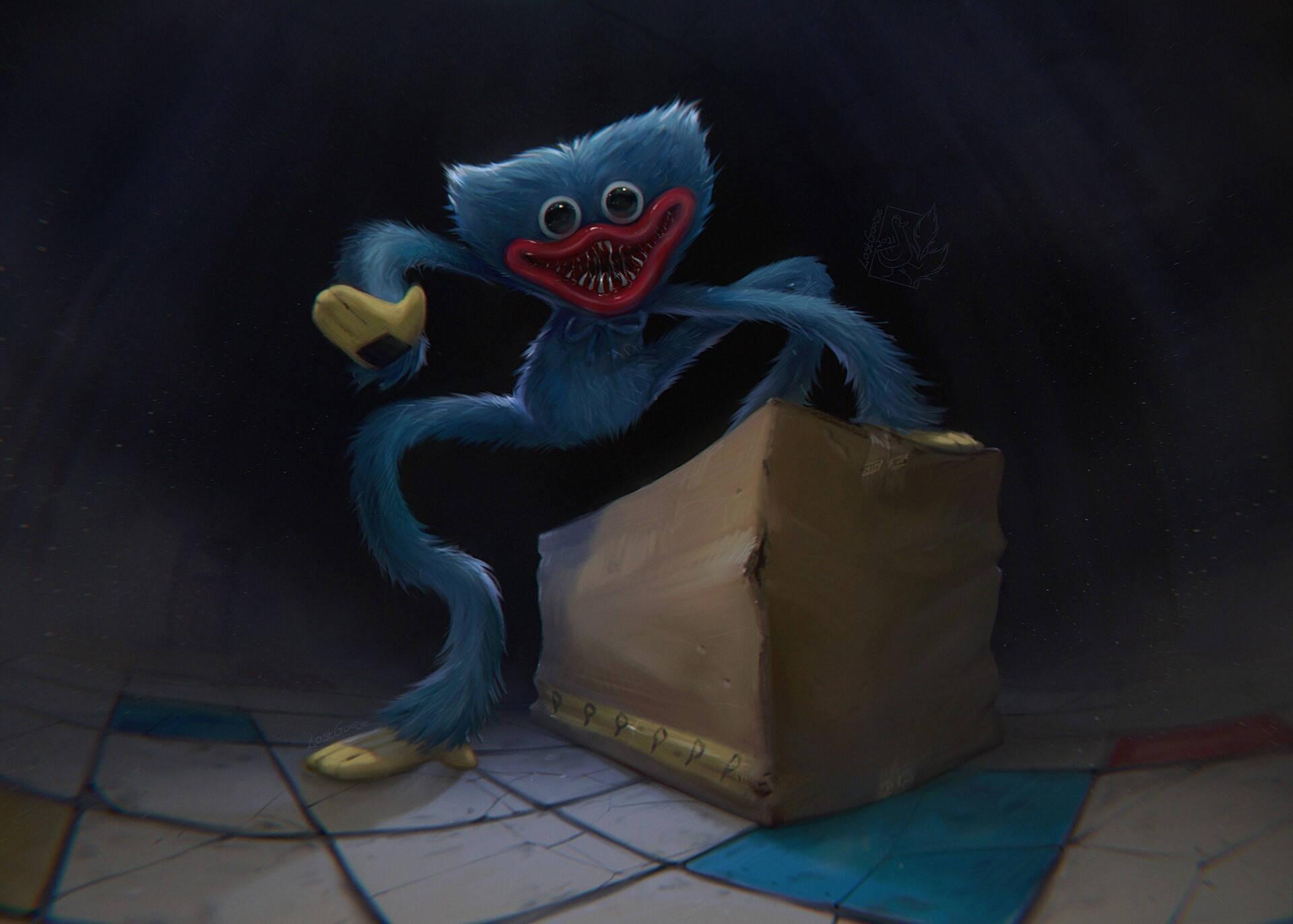 Exciting Unboxing: Huggy Wuggy Emerges — 1920x1372 wallpaper