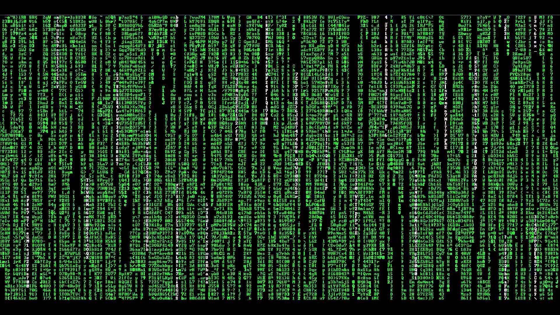 Experience the power of matrix — 1920x1080 wallpaper