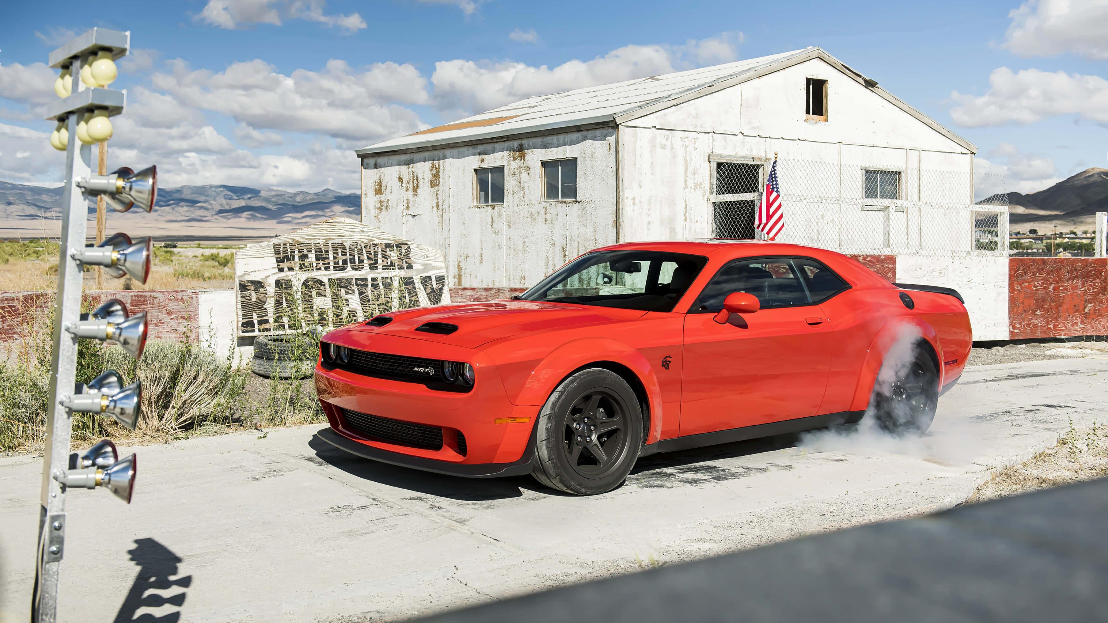 Experience the Thrill of Driving the Dodge Challenger — 3840x2160 wallpaper