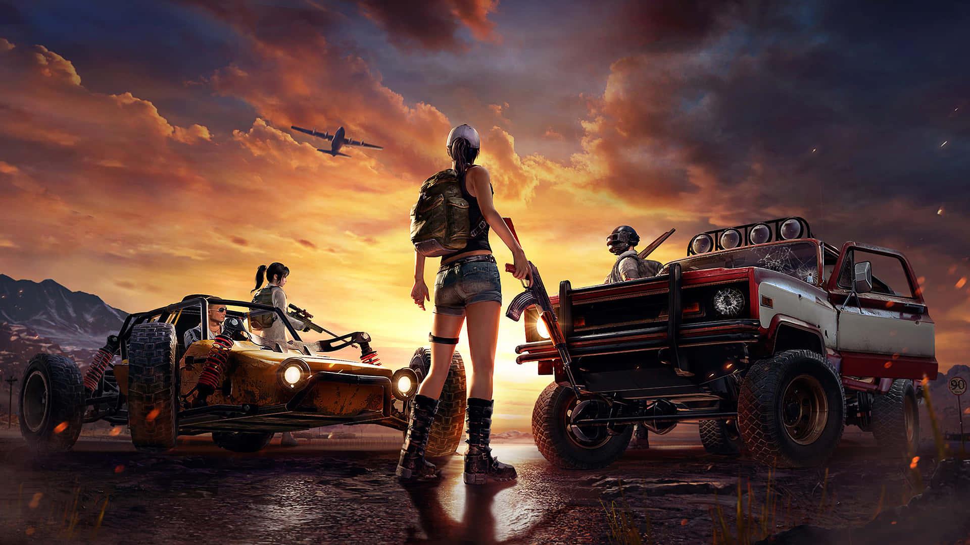 Experience the Thrill of Gun Battles in Pubg — 1920x1080 wallpaper