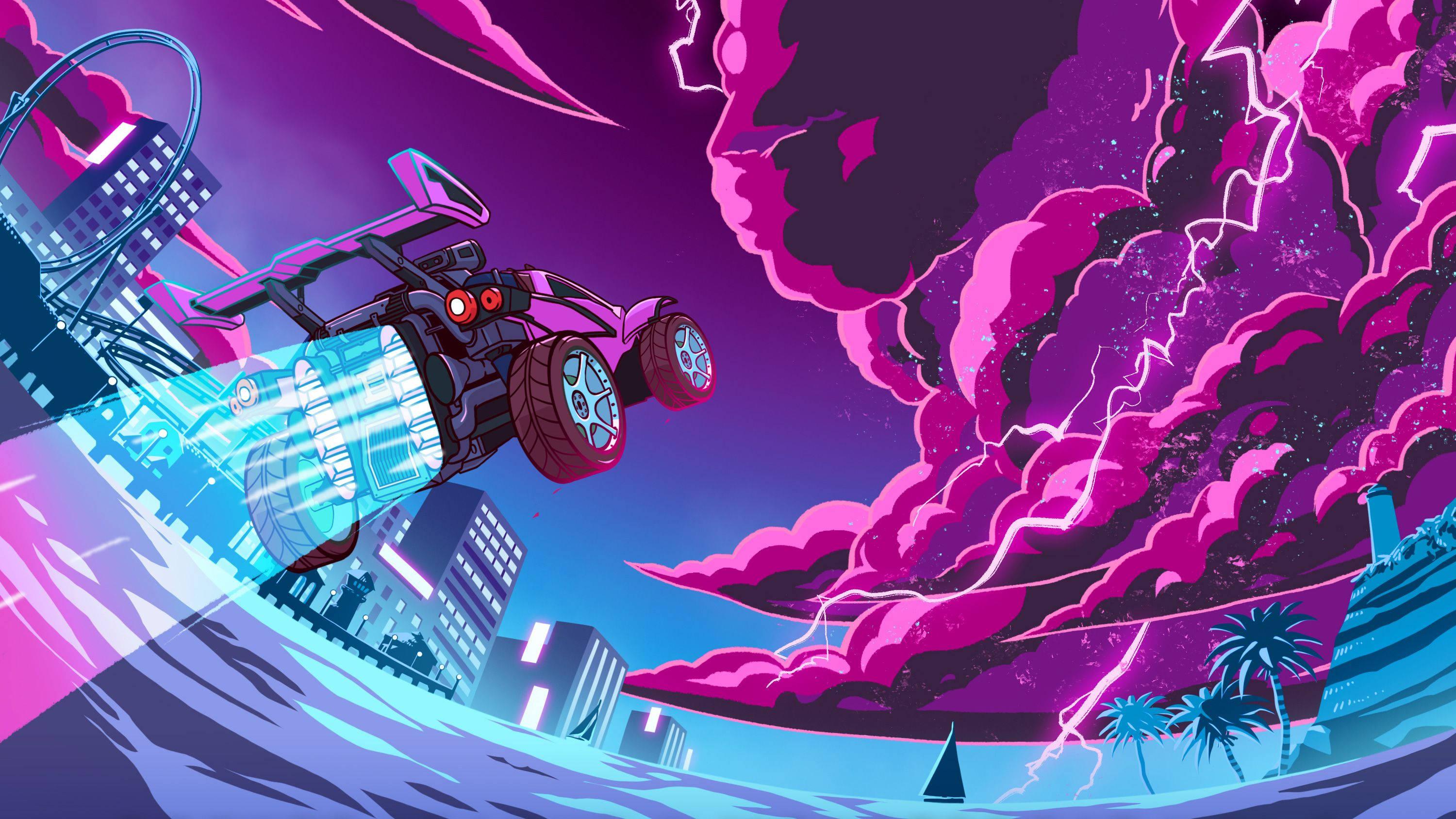 Experience the thrill of Rocket League — 3000x1688 wallpaper