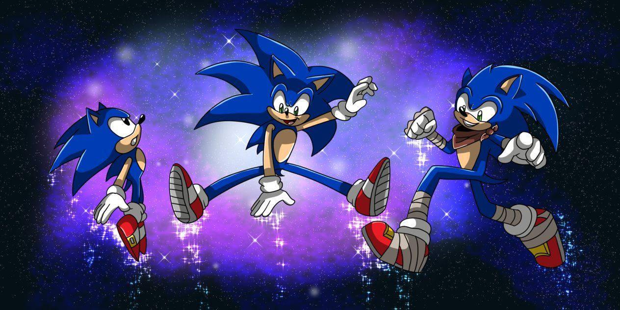 Experience the ultimate adventure with Three Acts of Sonic. — 1264x632 wallpaper