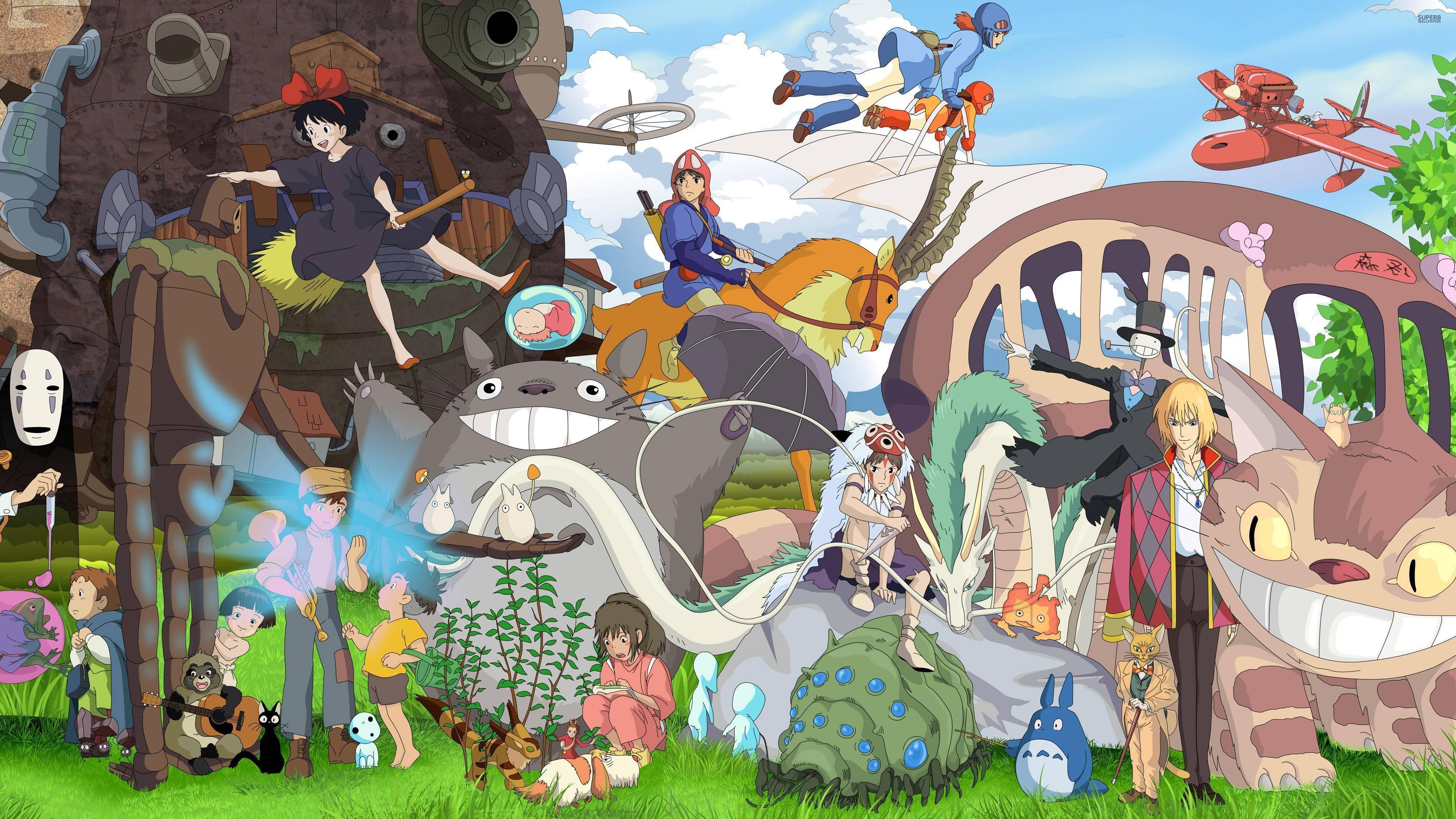 Experience the wonders of the beloved Studio Ghibli Films — 3840x2160 wallpaper