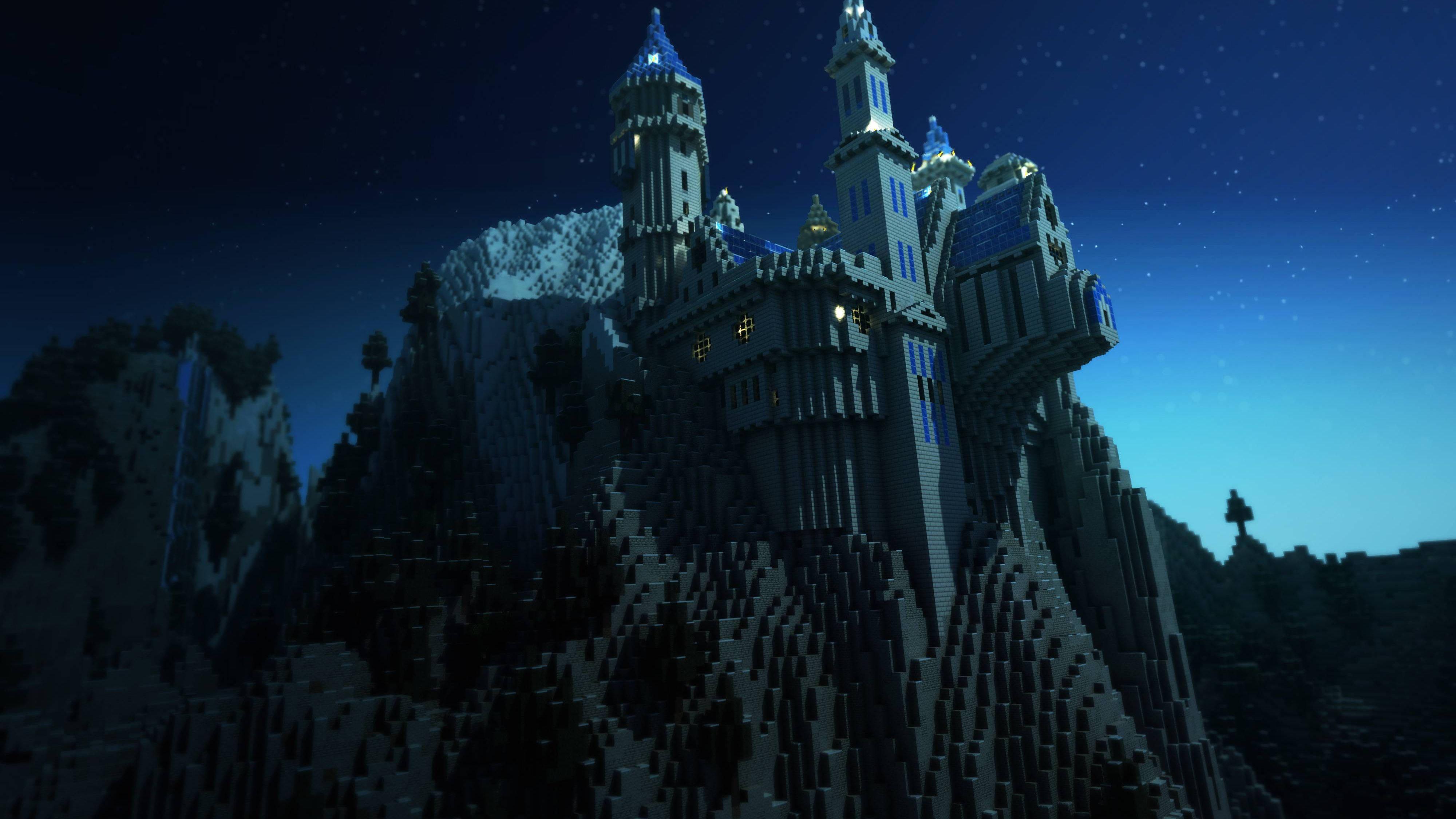 Explore a Dark Castle in the World of Minecraft