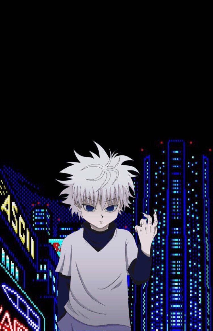 Explore the City with Killua — 750x1163 wallpaper