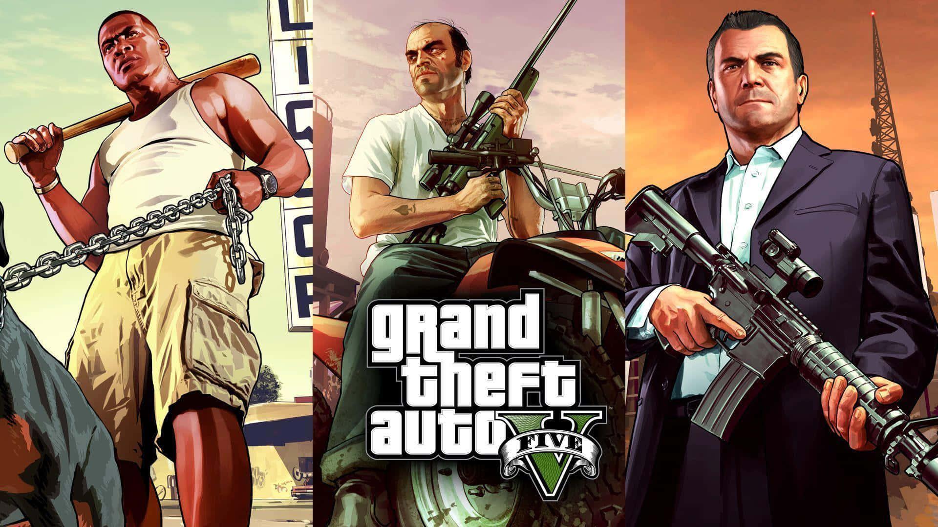 Explore the expansive world of GTA 5 — 1920x1080 wallpaper