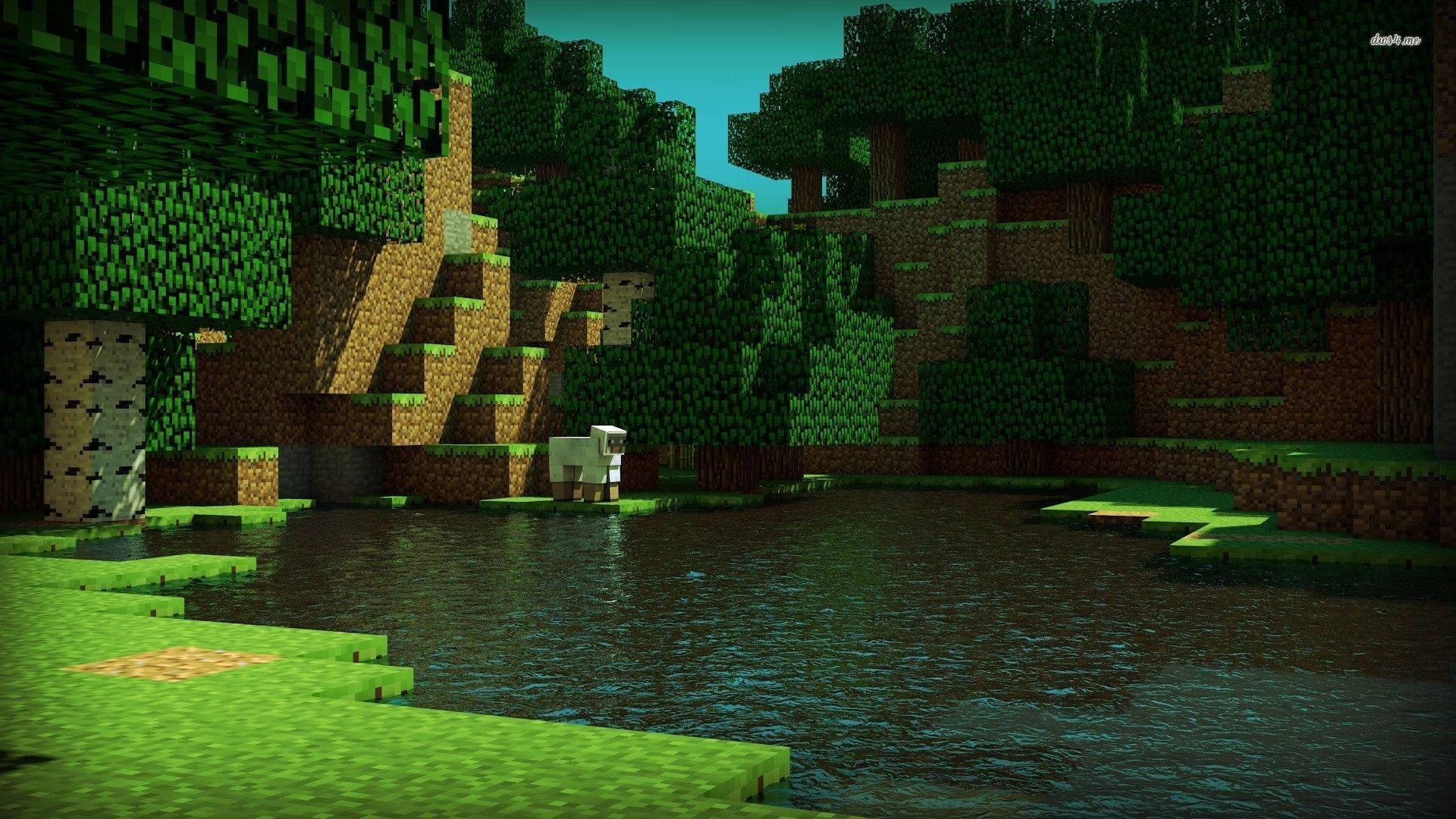 Explore the Green Meadows of the Minecraft World