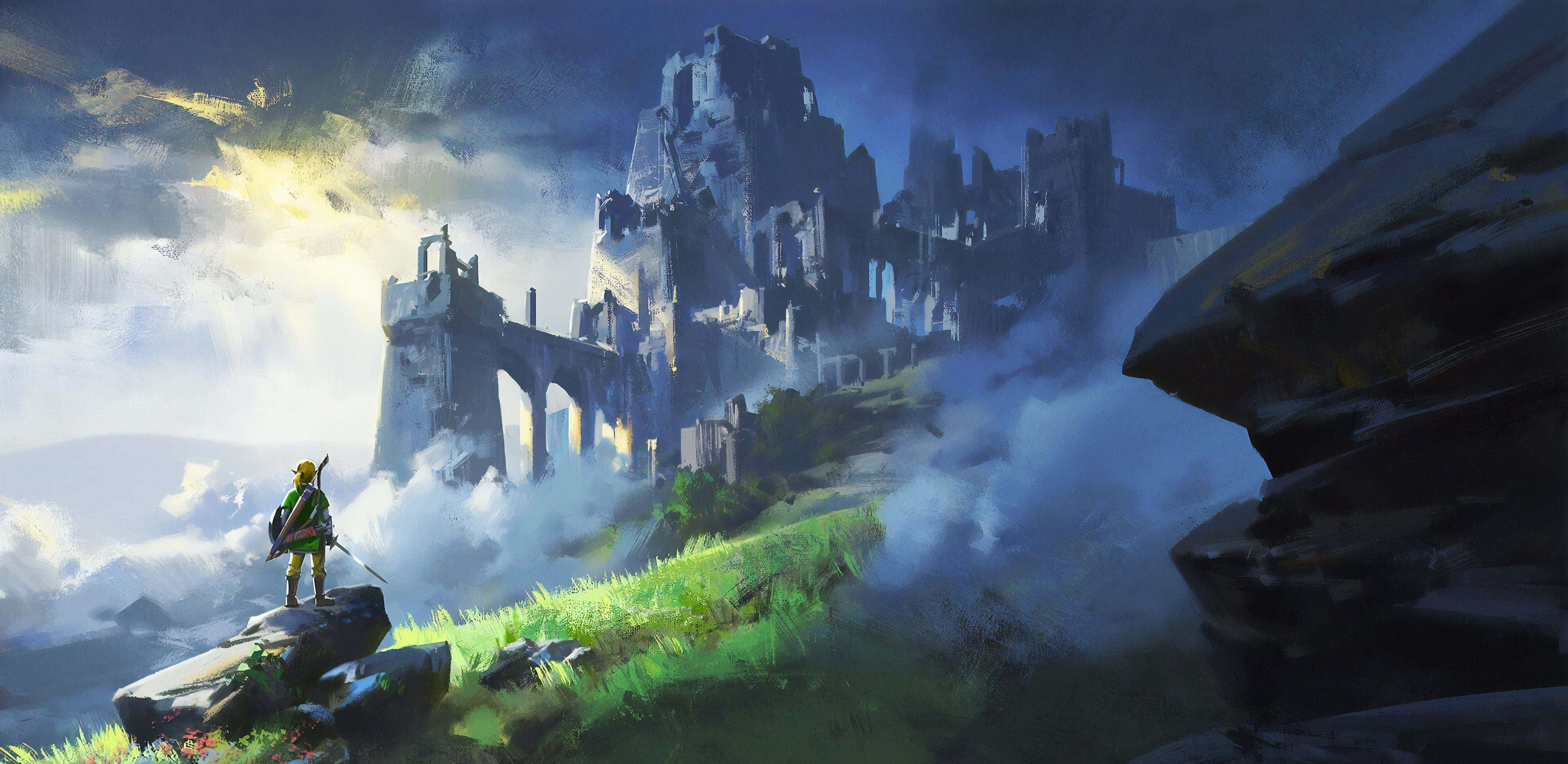 Explore the magical world of The Legend of Zelda! — 3840x1873 wallpaper