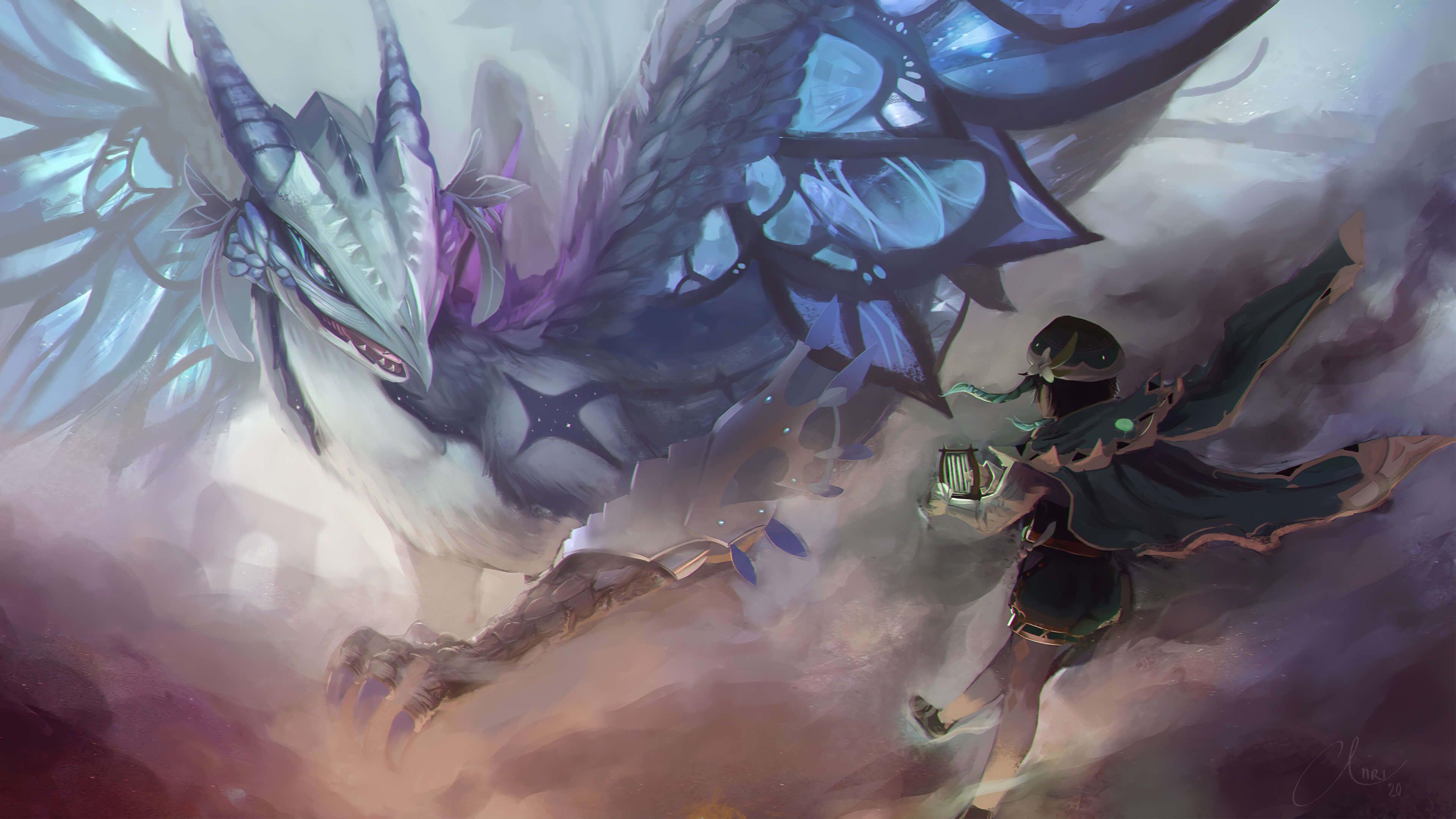 Explore the open world of Teyvat in Genshin Impact — 3840x2160 wallpaper