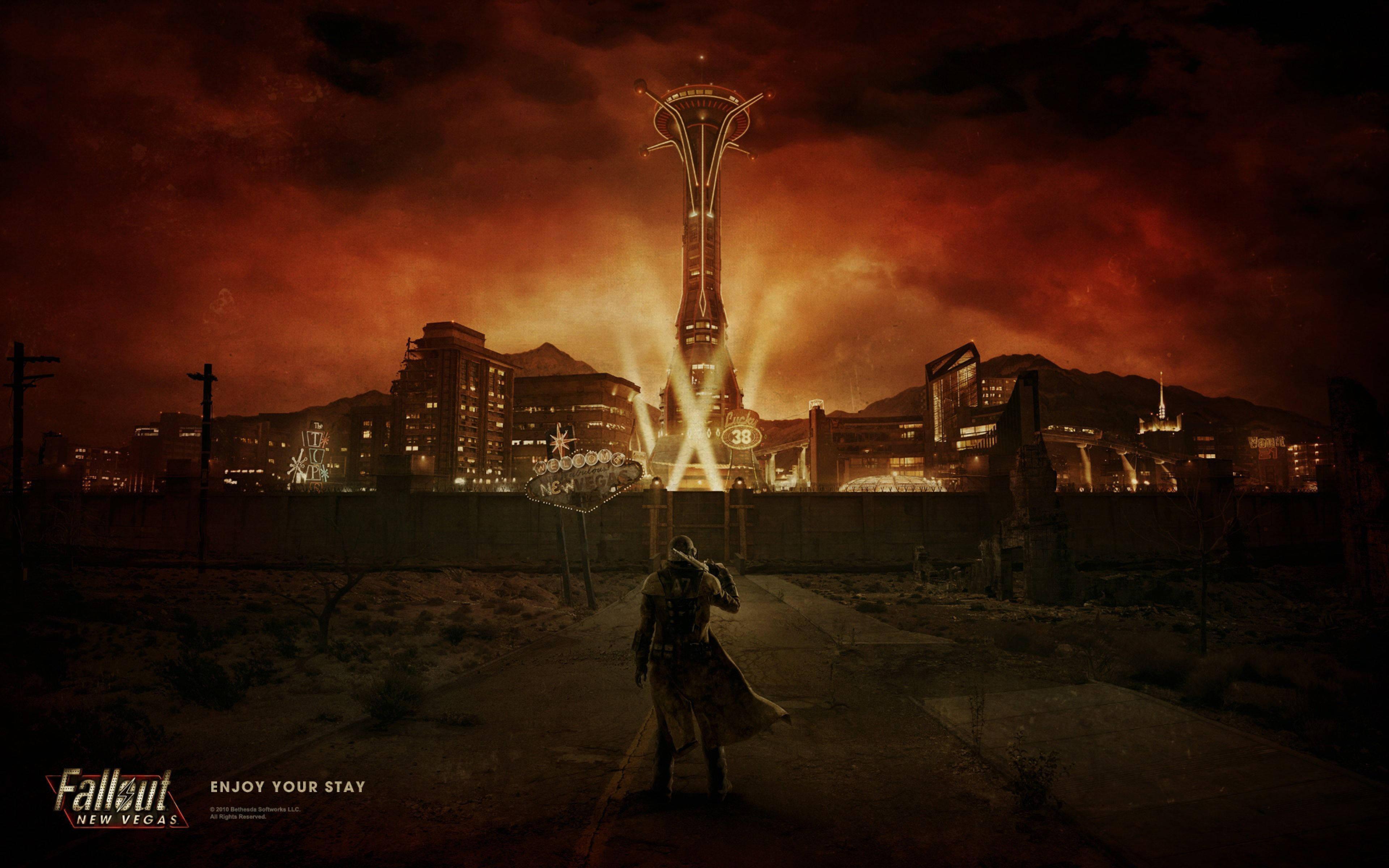 Explore the Wasteland in Fallout New Vegas — 3840x2400 wallpaper