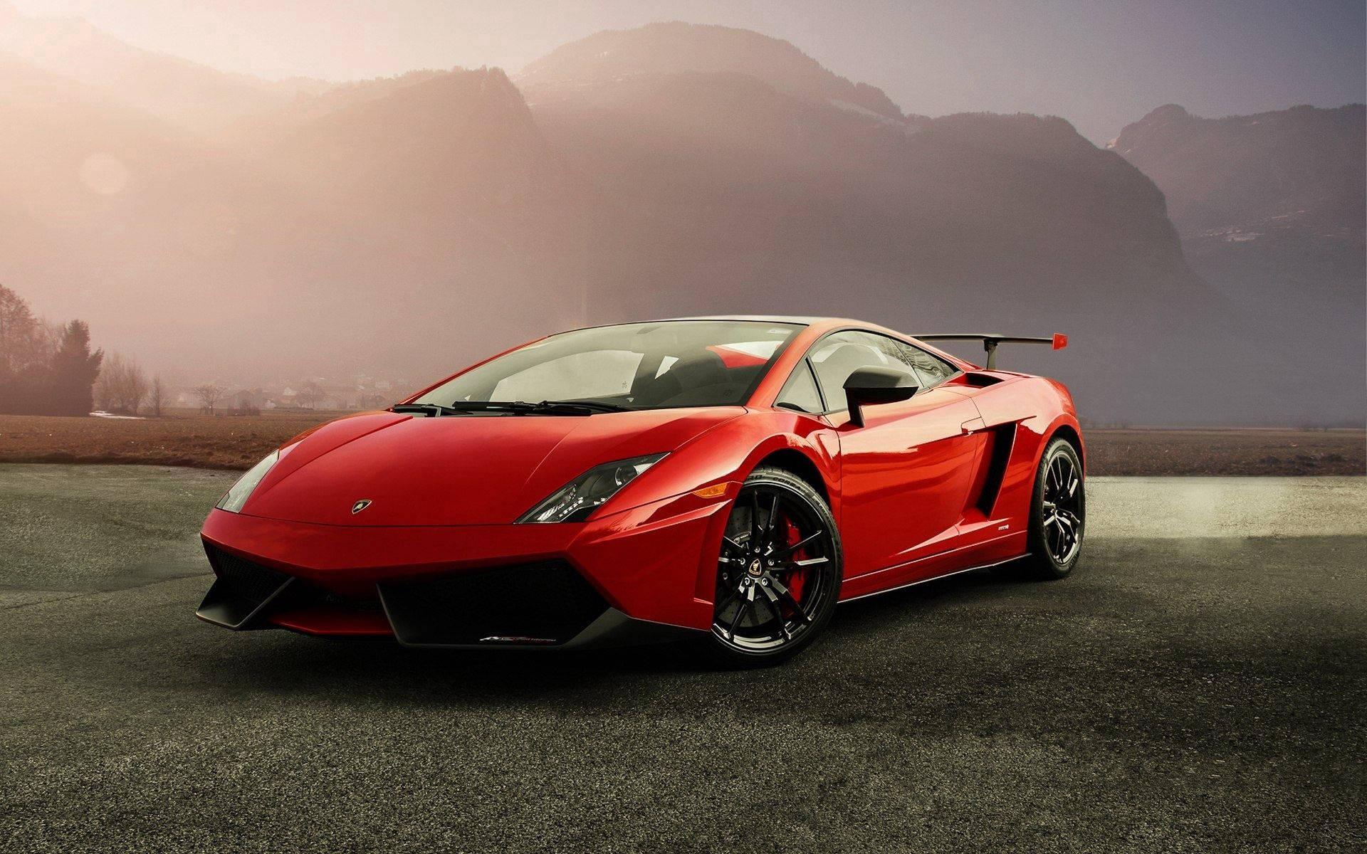 Explore the world in your red Lamborghini Gallardo — 1920x1200 wallpaper
