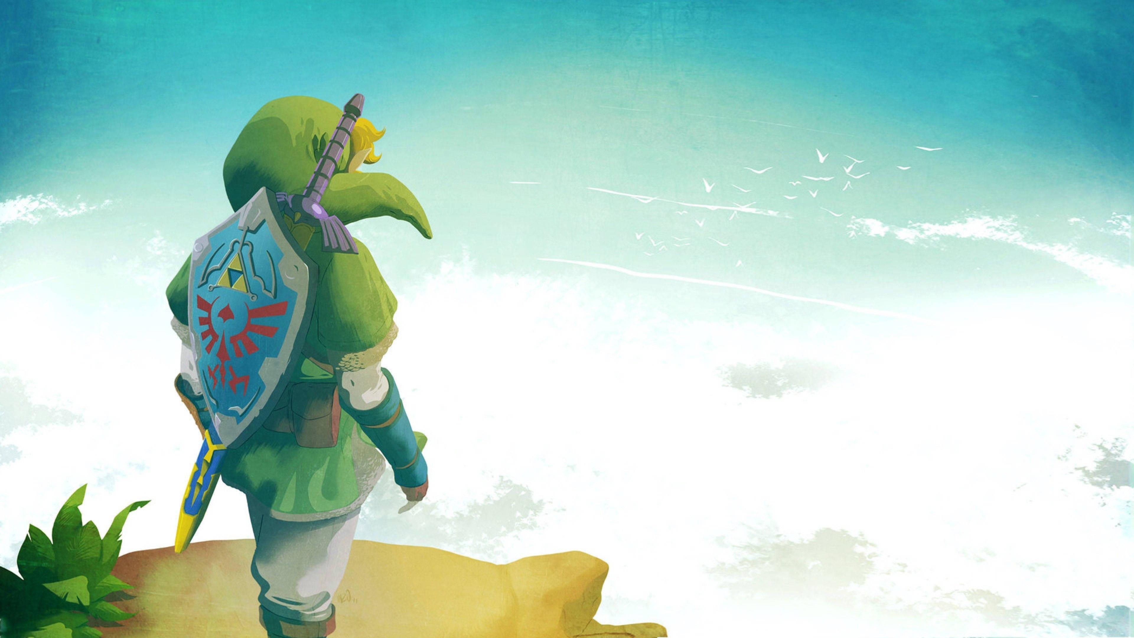 Explore the world of Hyrule with Link in the Legend of Zelda — 3840x2160 wallpaper