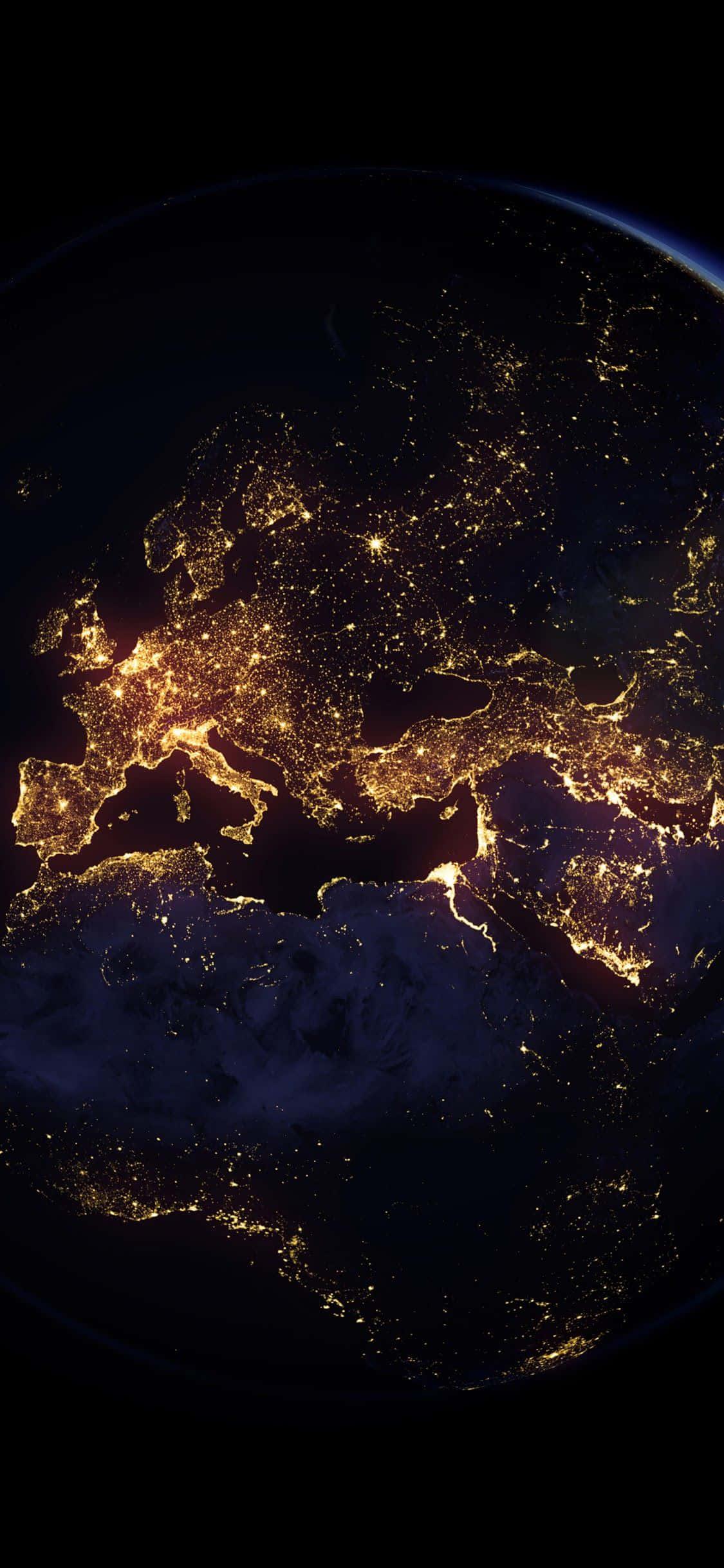 Explore the world with iPhone — 1125x2436 wallpaper