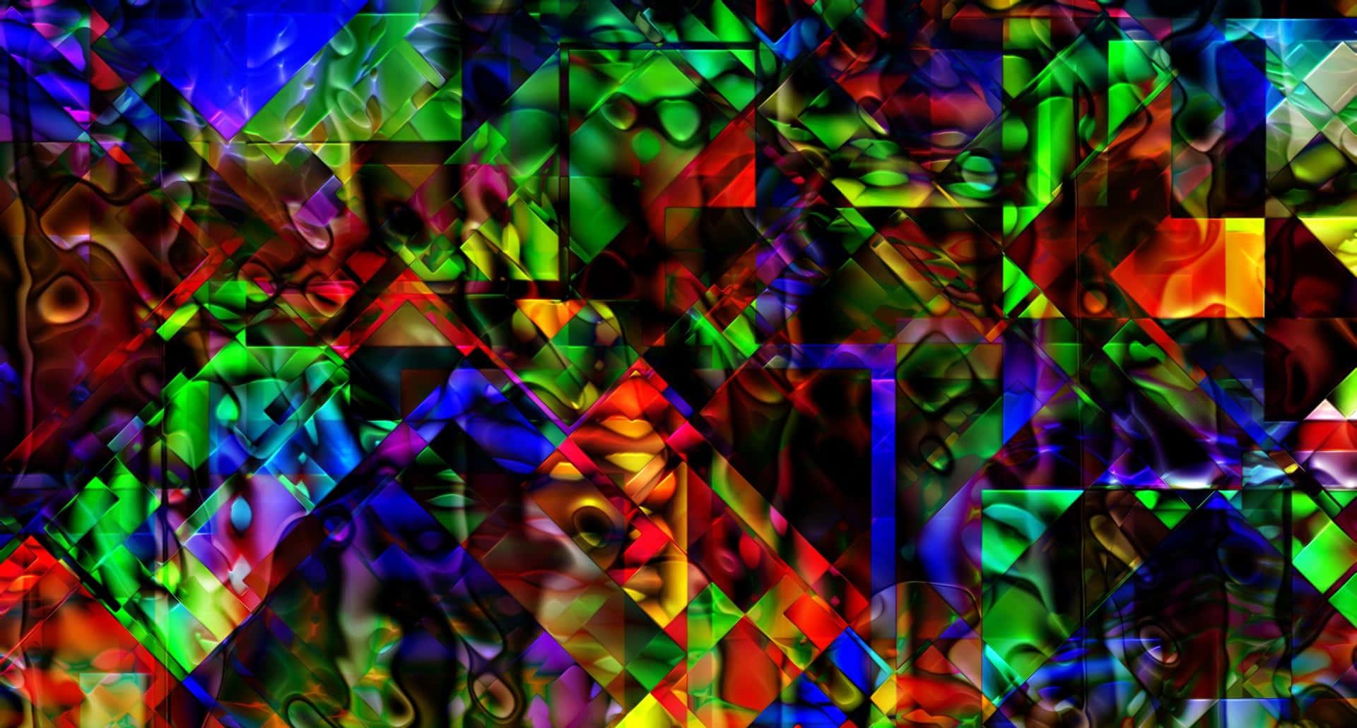 Explore your creativity with the vivid colors of this trippy abstract artwork — 1920x1031 wallpaper