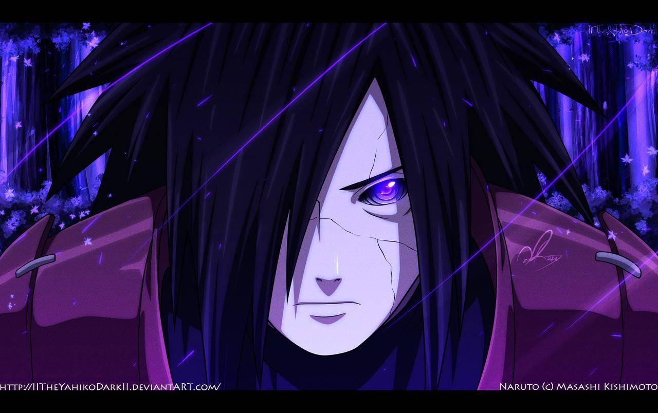 • Face of Madara Uchiha with an unleashed Rinnegan eye — 1280x804 wallpaper