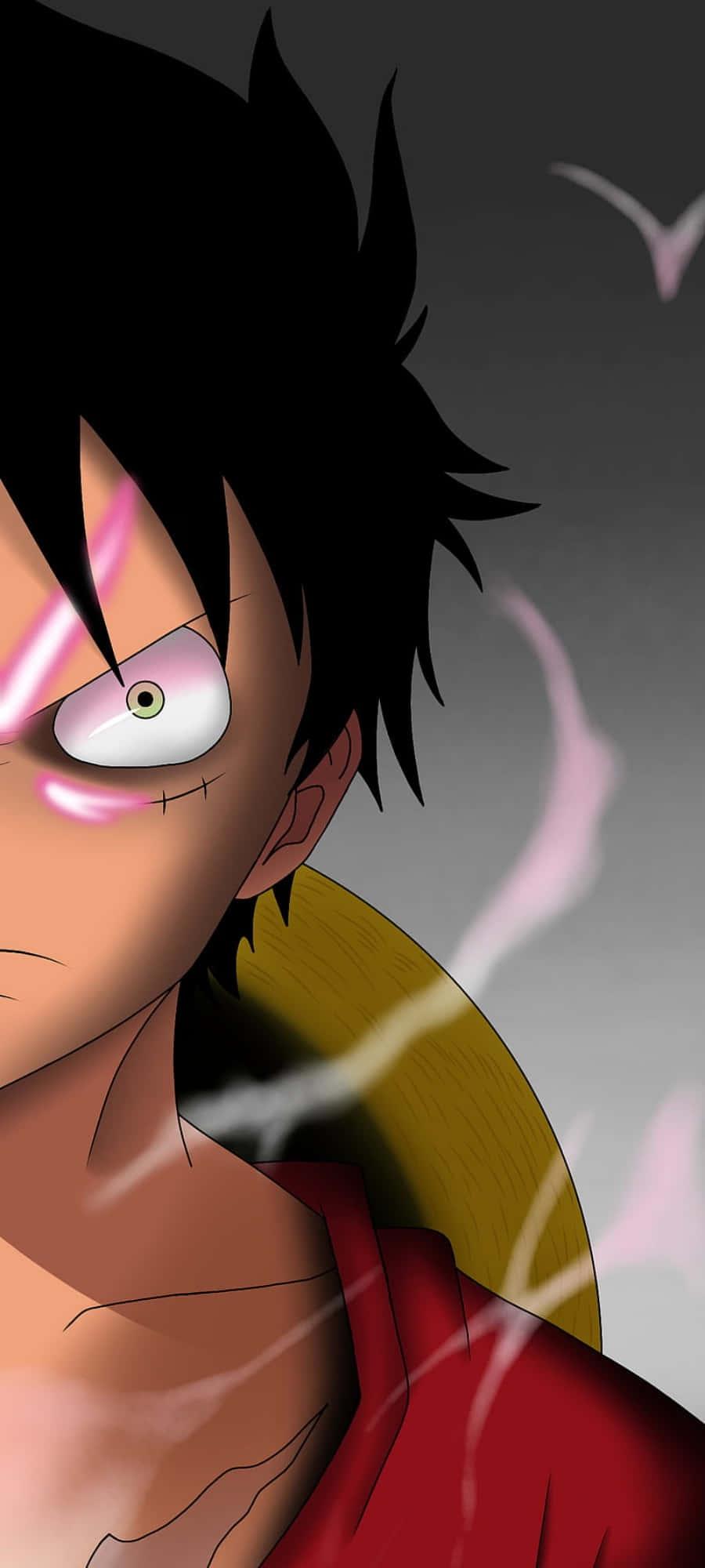 Face Of One Piece Luffy Phone — 900x2000 wallpaper