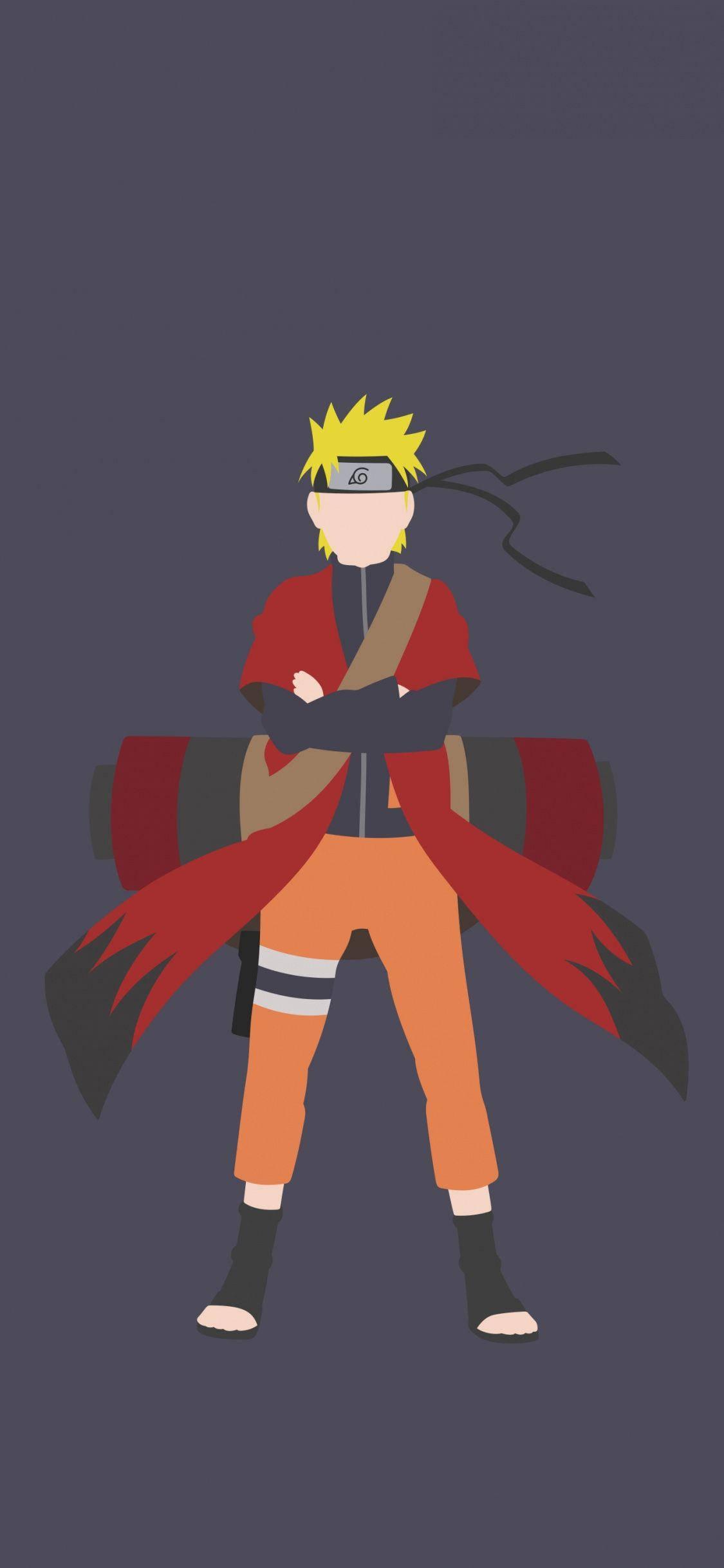 Faceless Art Naruto Phone — 1125x2436 wallpaper