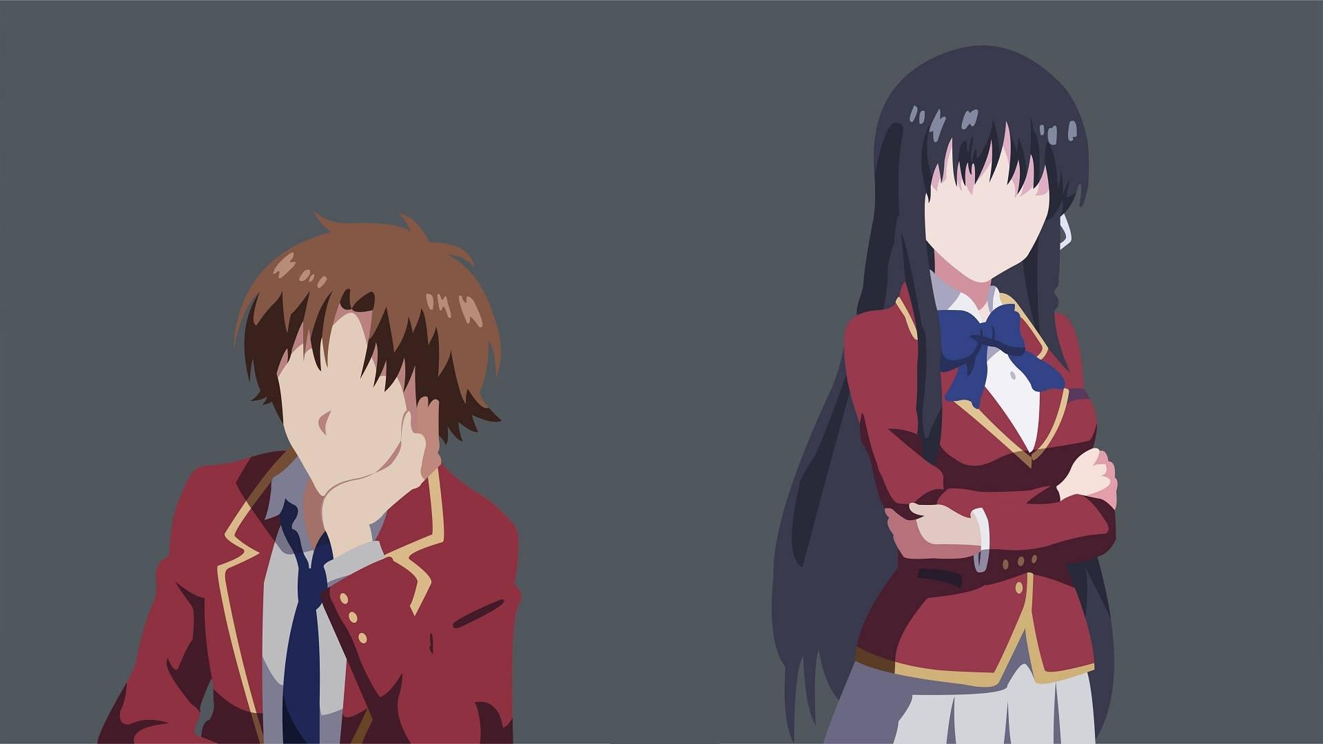 Faceless Horikita And Kiyotaka Ayanokoji — 1920x1080 wallpaper