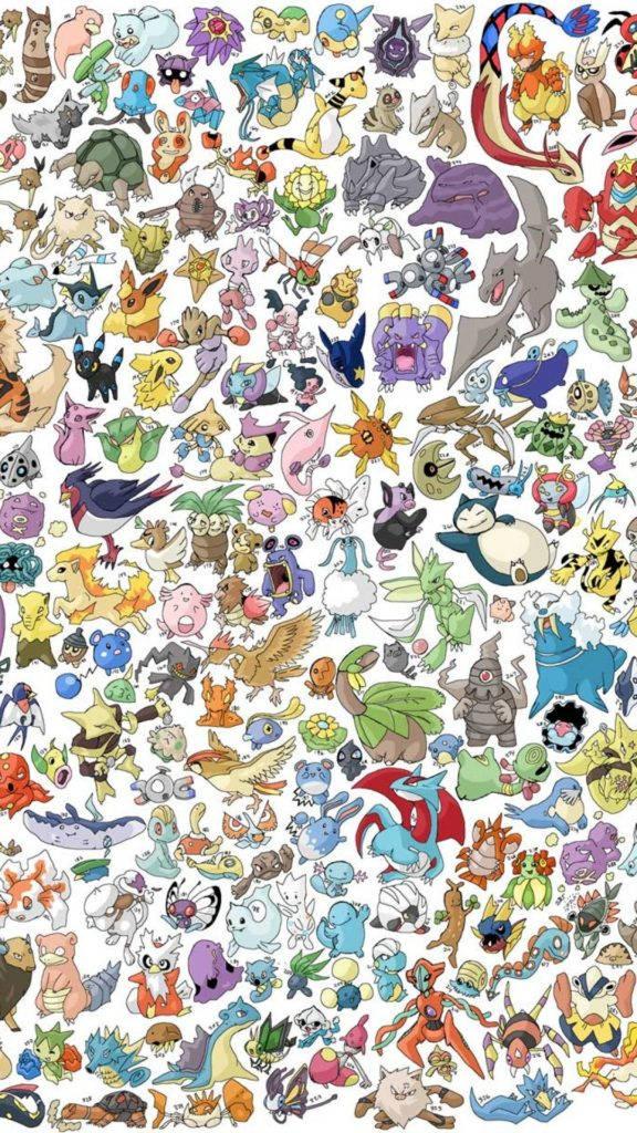 Famous Generation I Pokemon Iphone — 576x1024 wallpaper