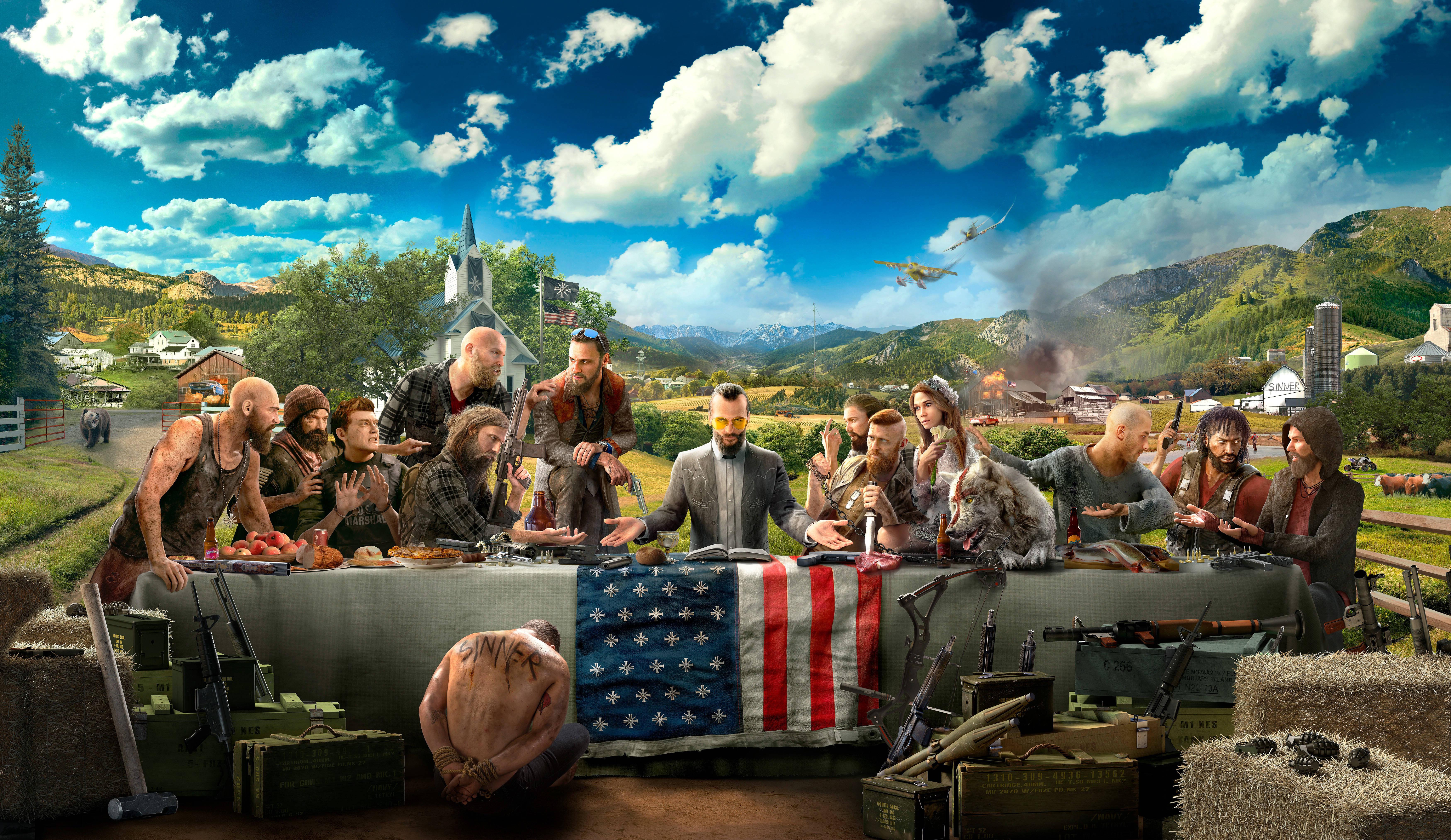 Far Cry 5 4k Gaming — 7000x4054 wallpaper