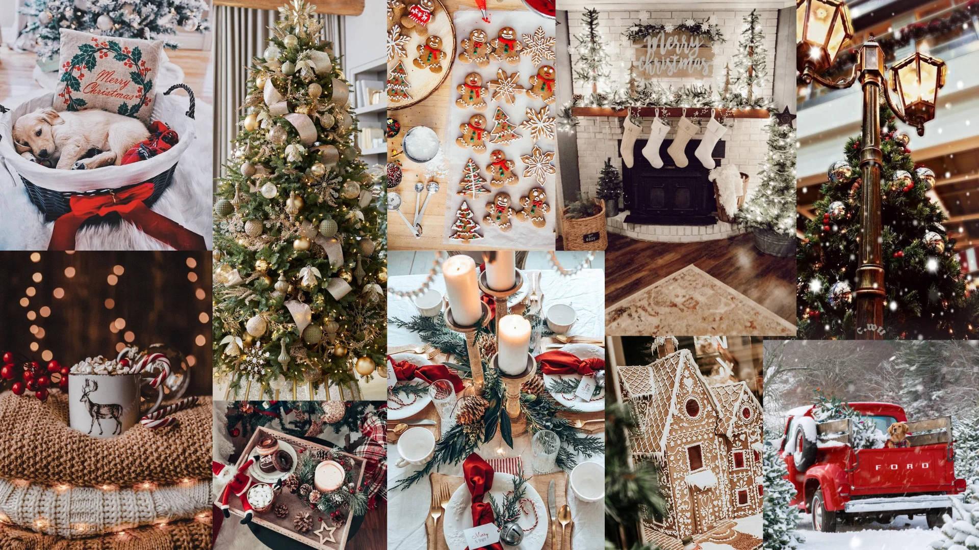 Fascinating Christmas Collage — 1920x1080 wallpaper
