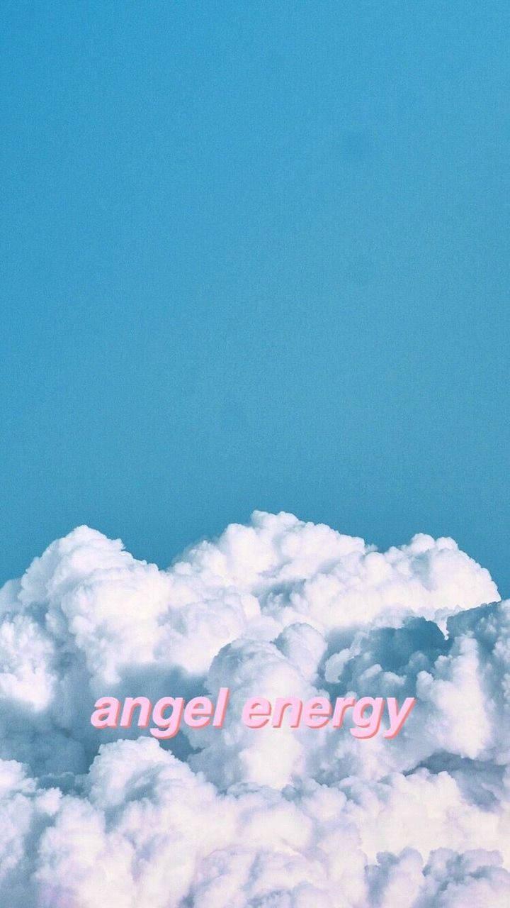 Feel the angelic energy of the serene blue aesthetic. — 720x1280 wallpaper