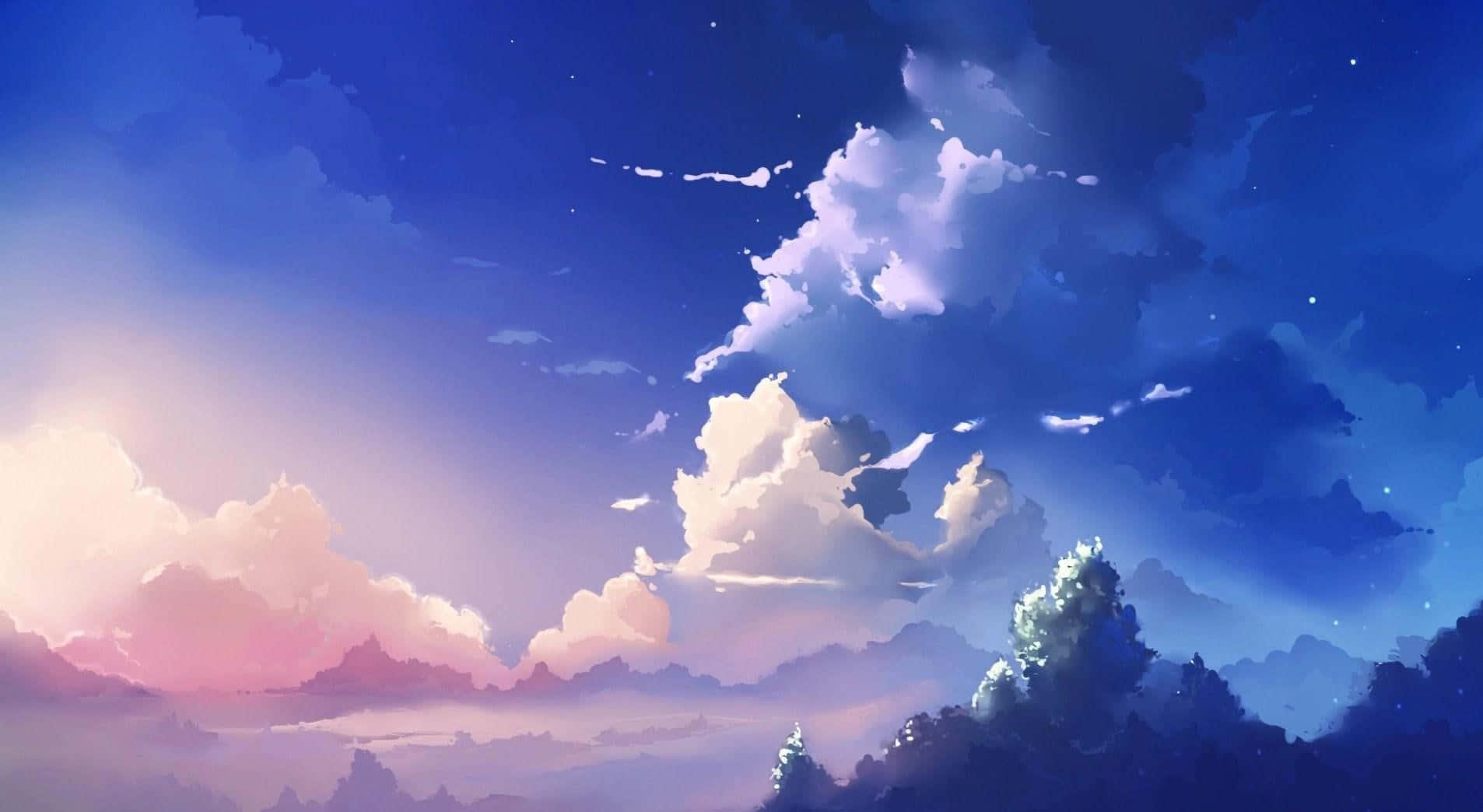 Feel the calmness of a tranquil blue sky. — 1906x1044 wallpaper
