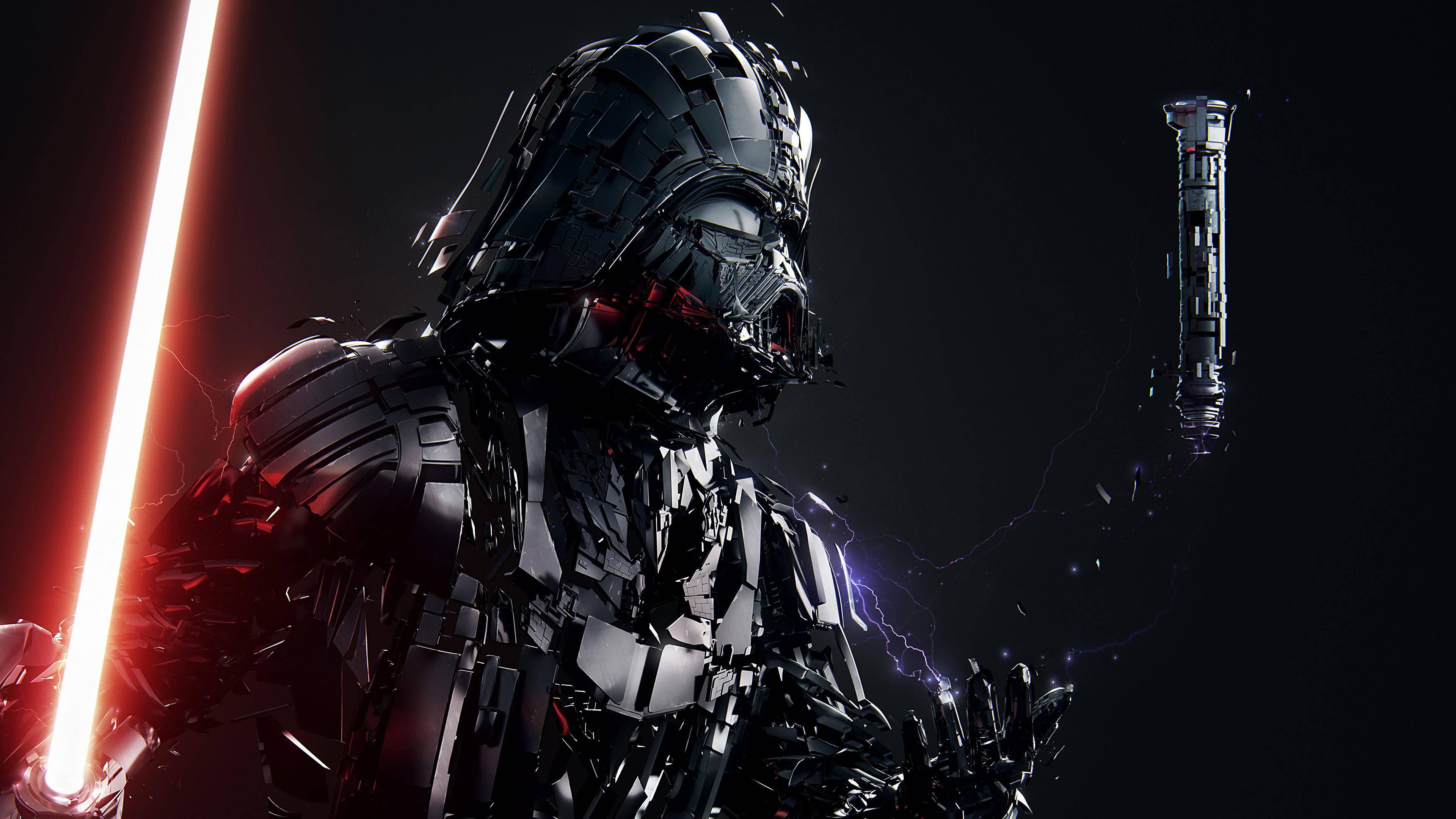 "Feel the power of the Dark Side with Darth Vader"