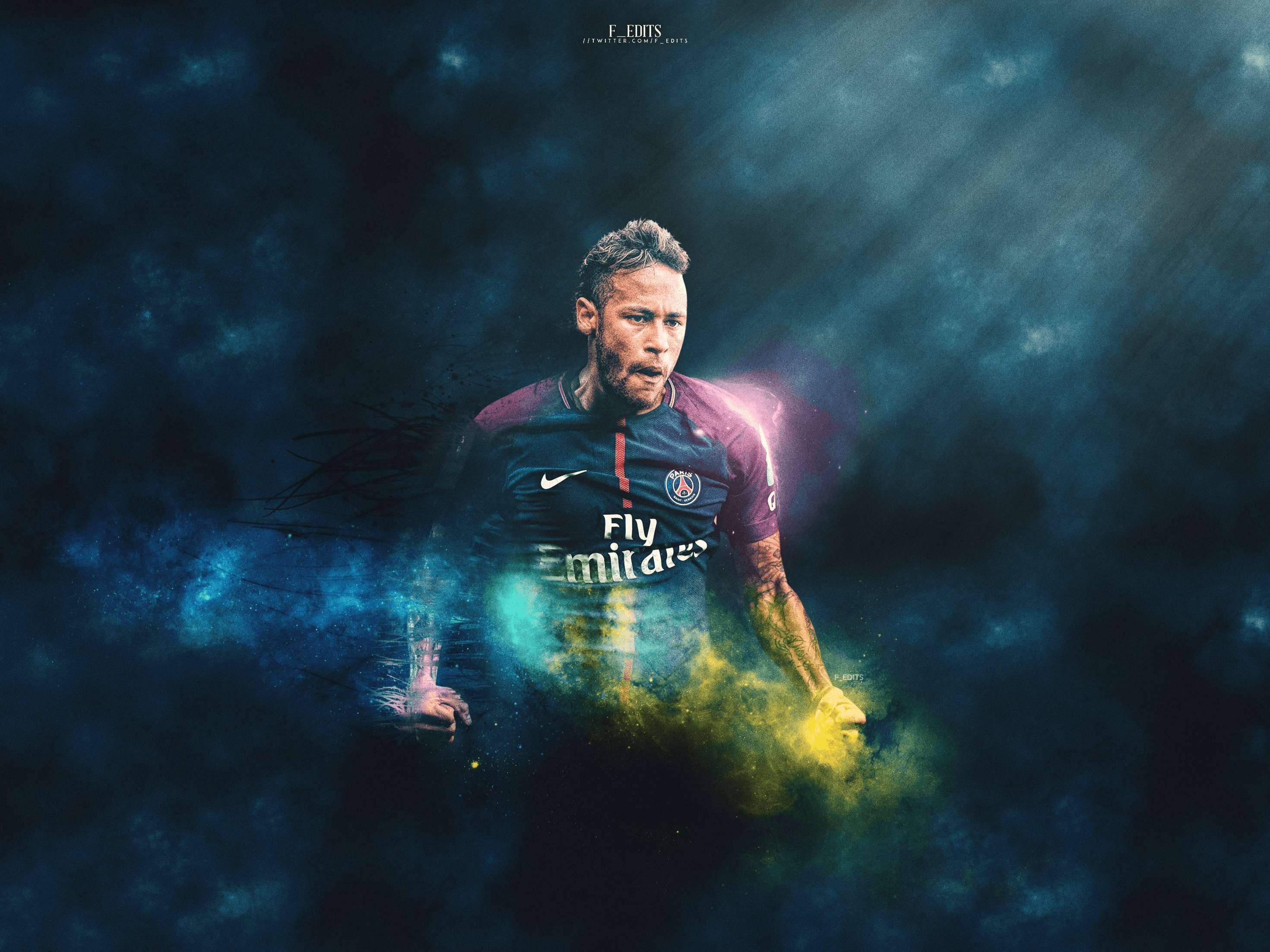Fierce Neymar In Cool Fan Art — 2941x2205 wallpaper