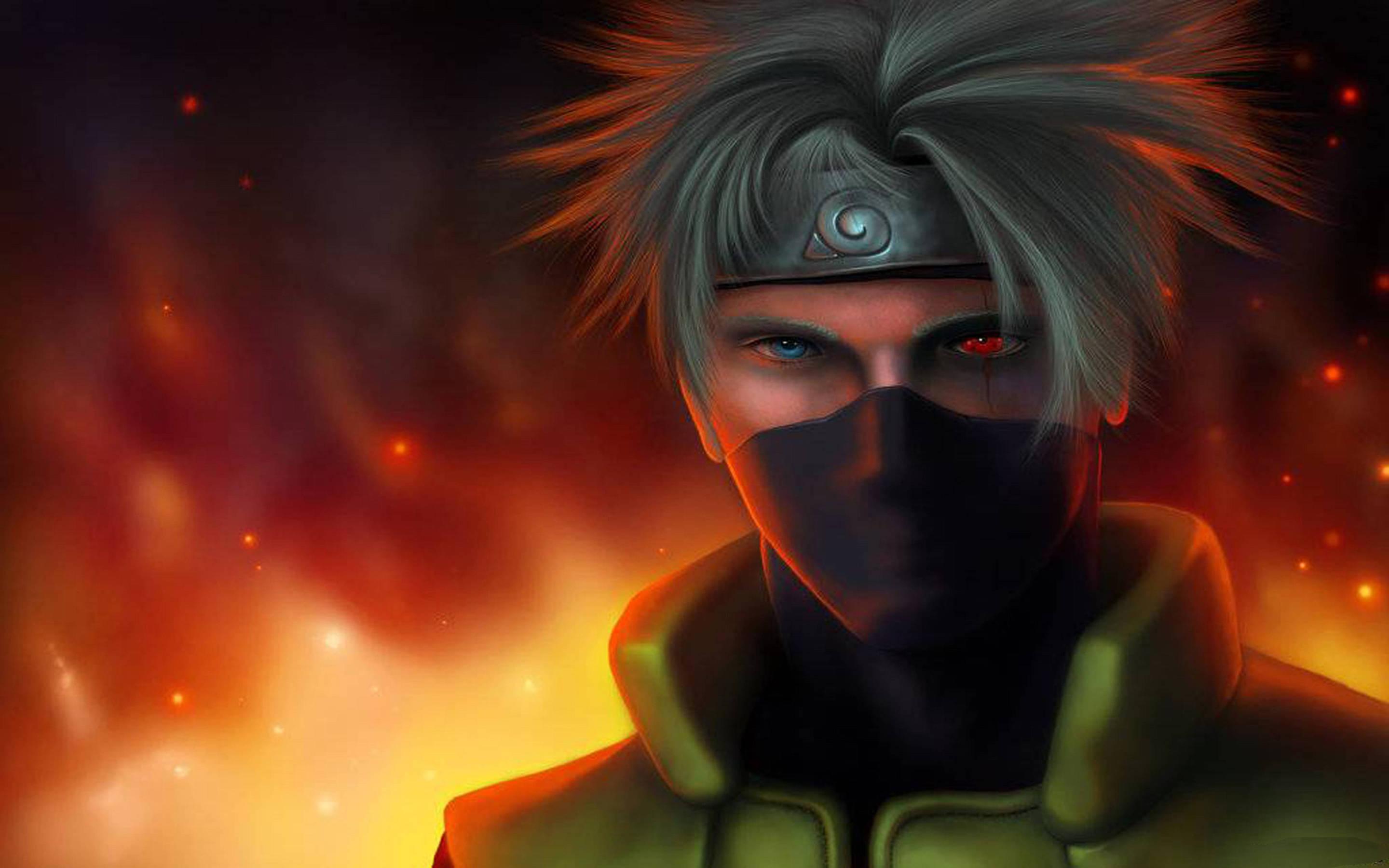 Fiery And Cool Kakashi — 2880x1800 wallpaper